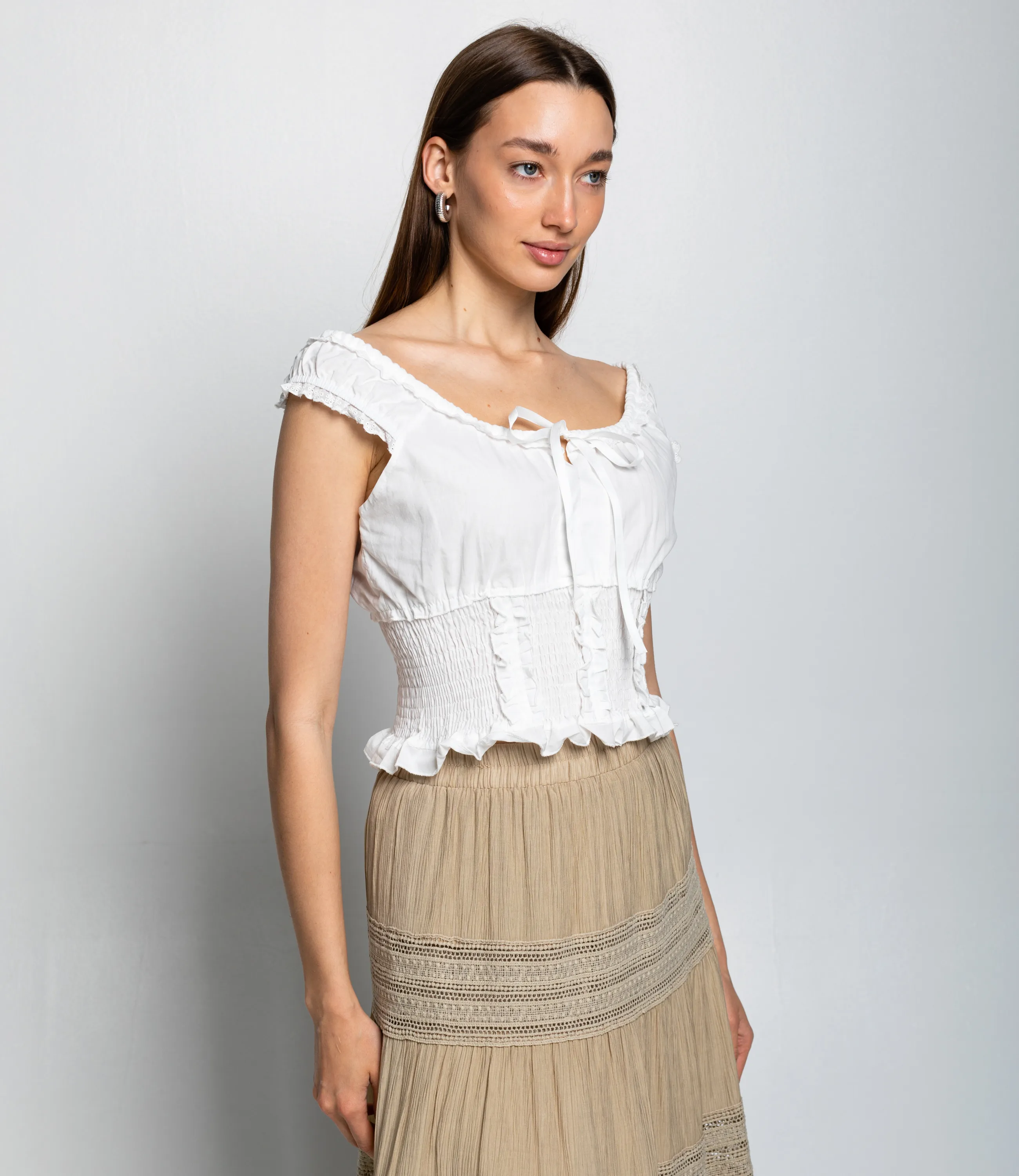 Топ #КТ8100 (2), белый - фото 2