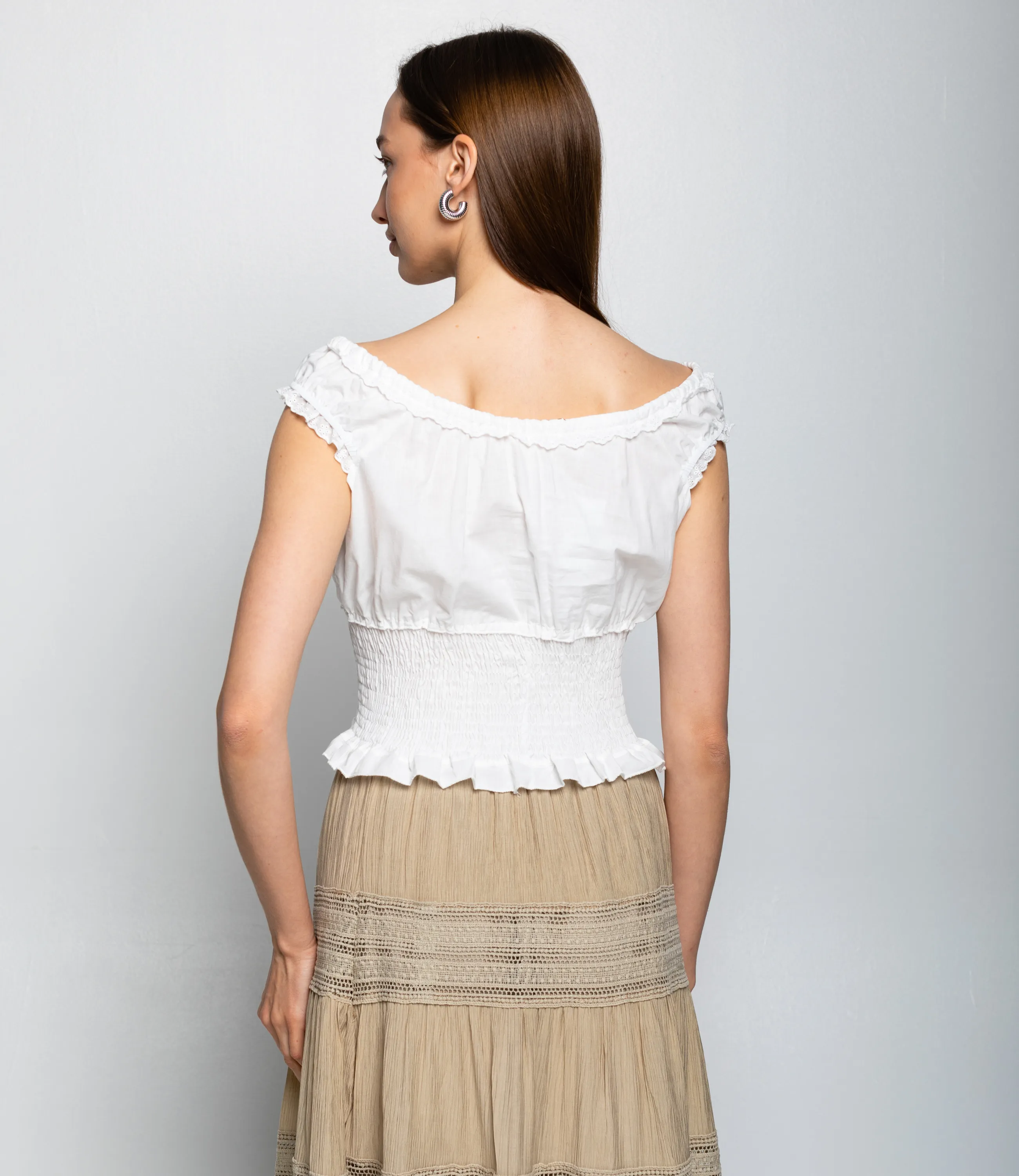 Топ #КТ8100 (2), белый - фото 3