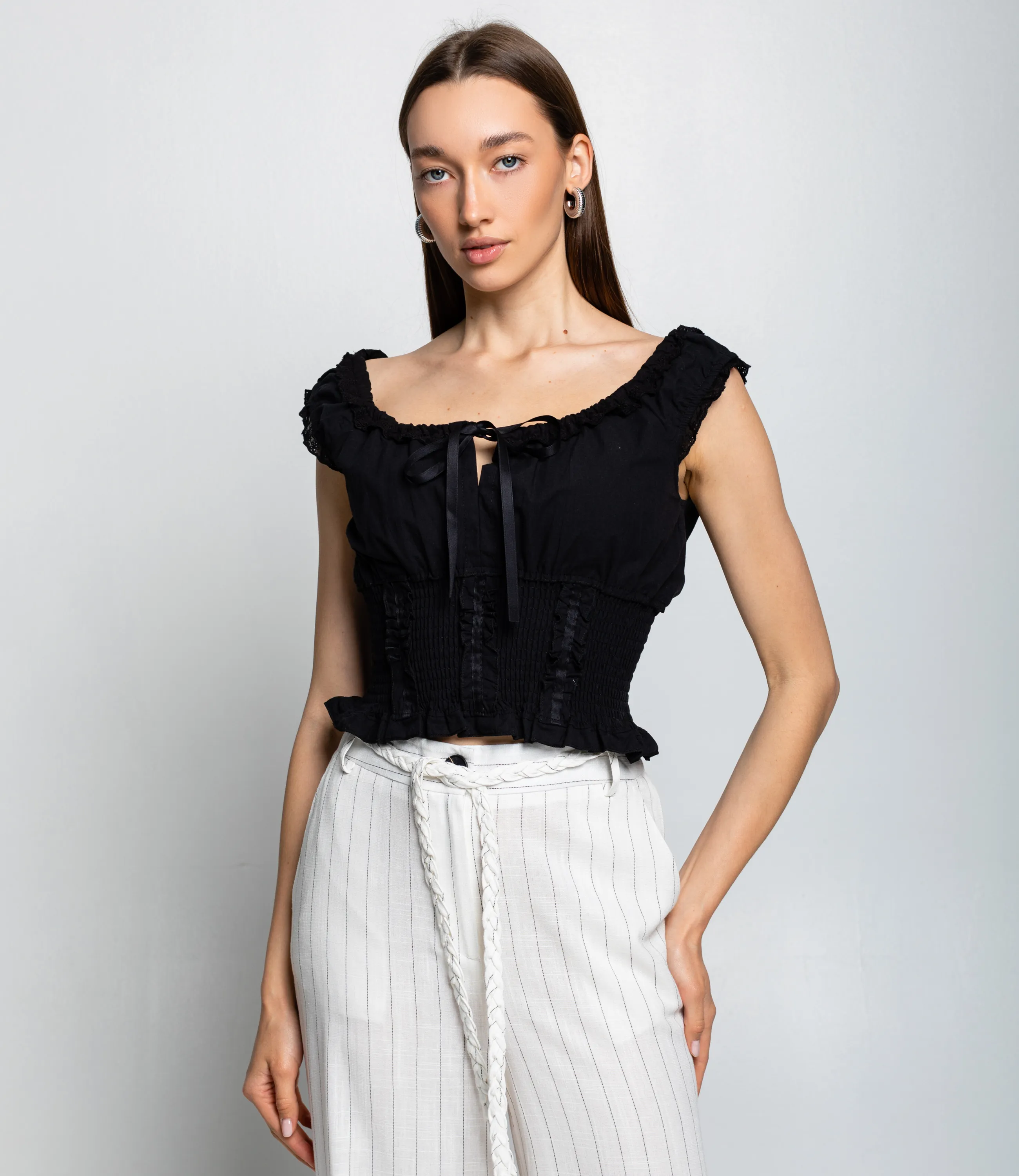 Топ #КТ8100 (2), чёрный - фото 1