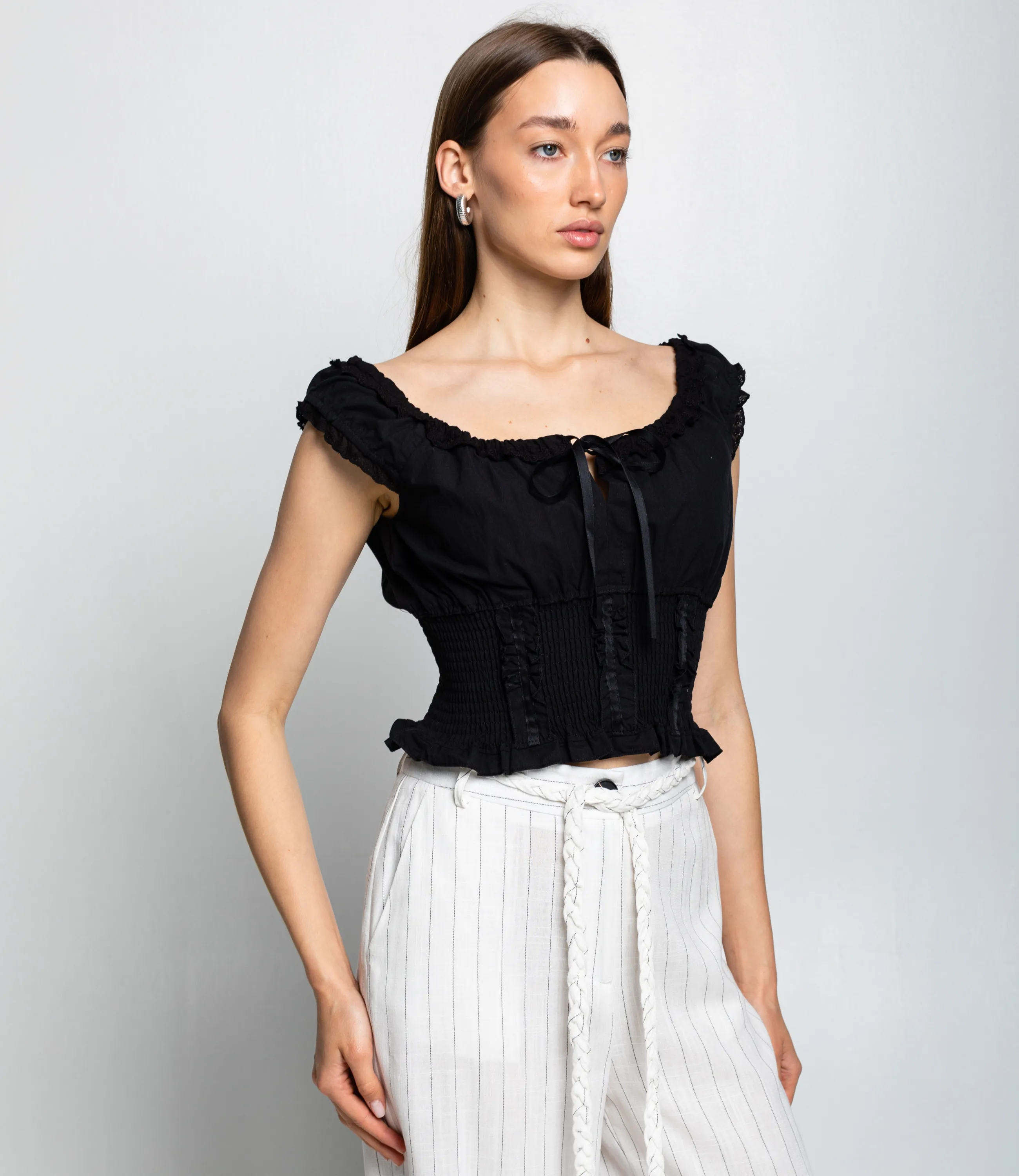 Топ #КТ8100 (2), чёрный - фото 2