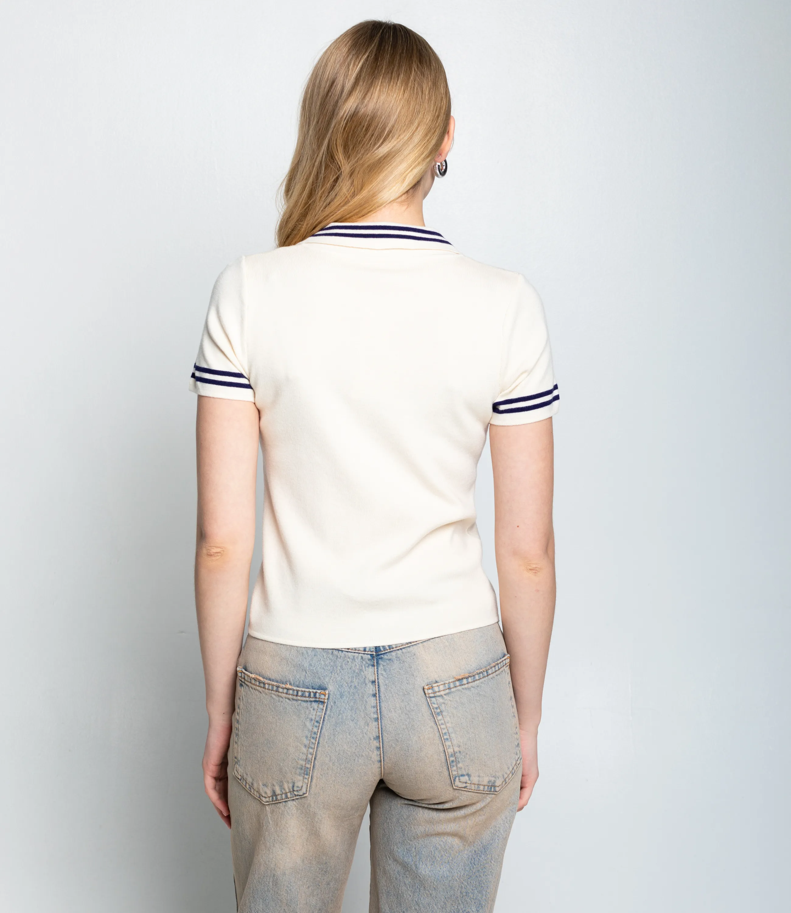 Футболка #КТ8168, кремовый - фото 3