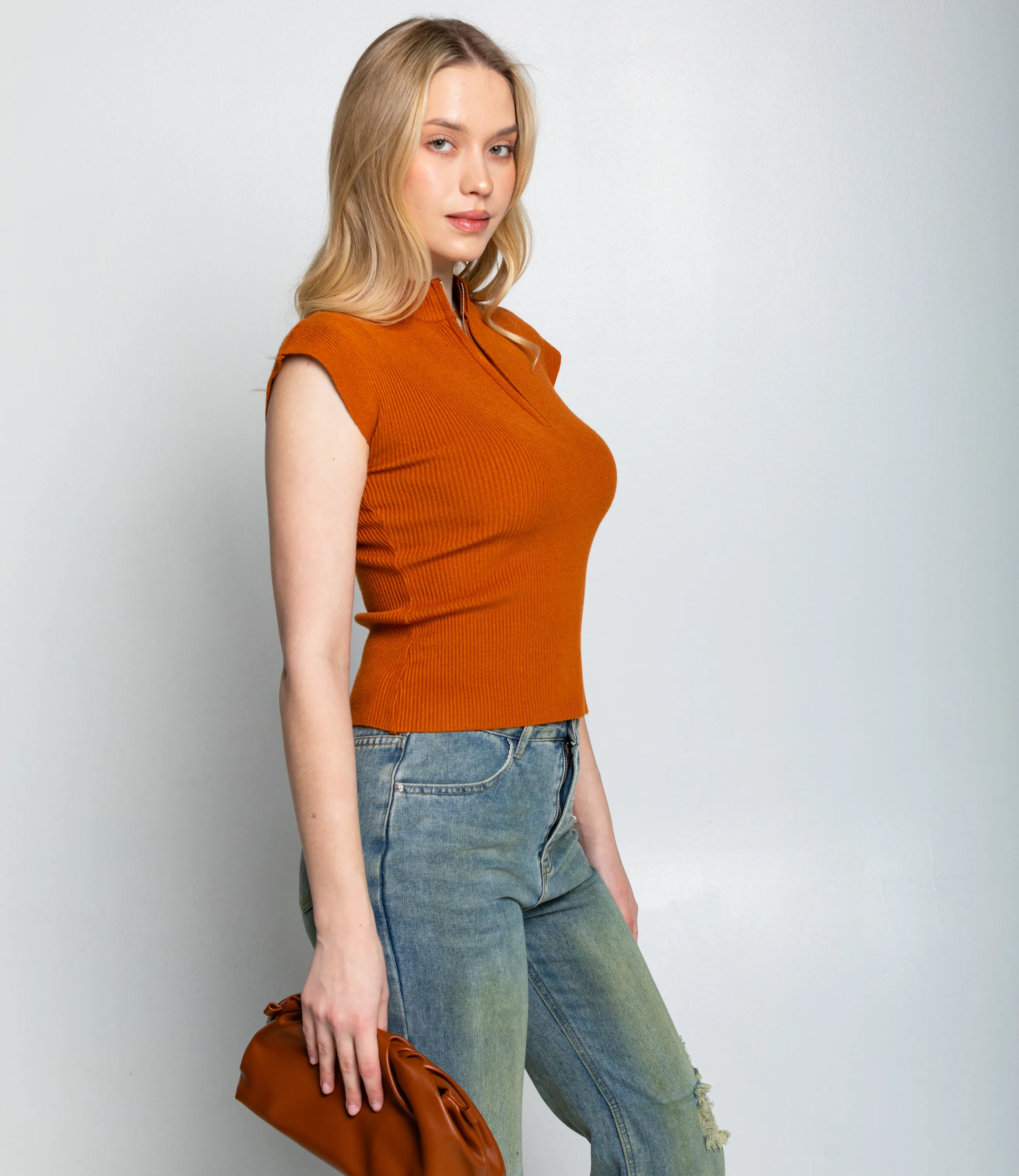 Футболка #КТ082 (1), терракотовый - фото 2