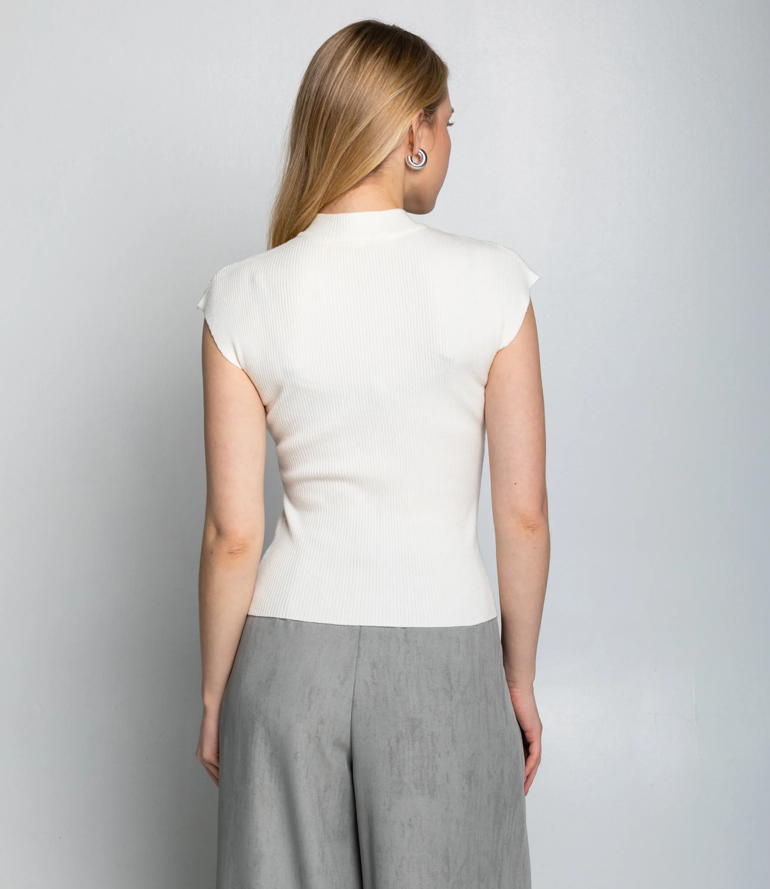 Футболка #КТ082 (1), кремовый - фото 3