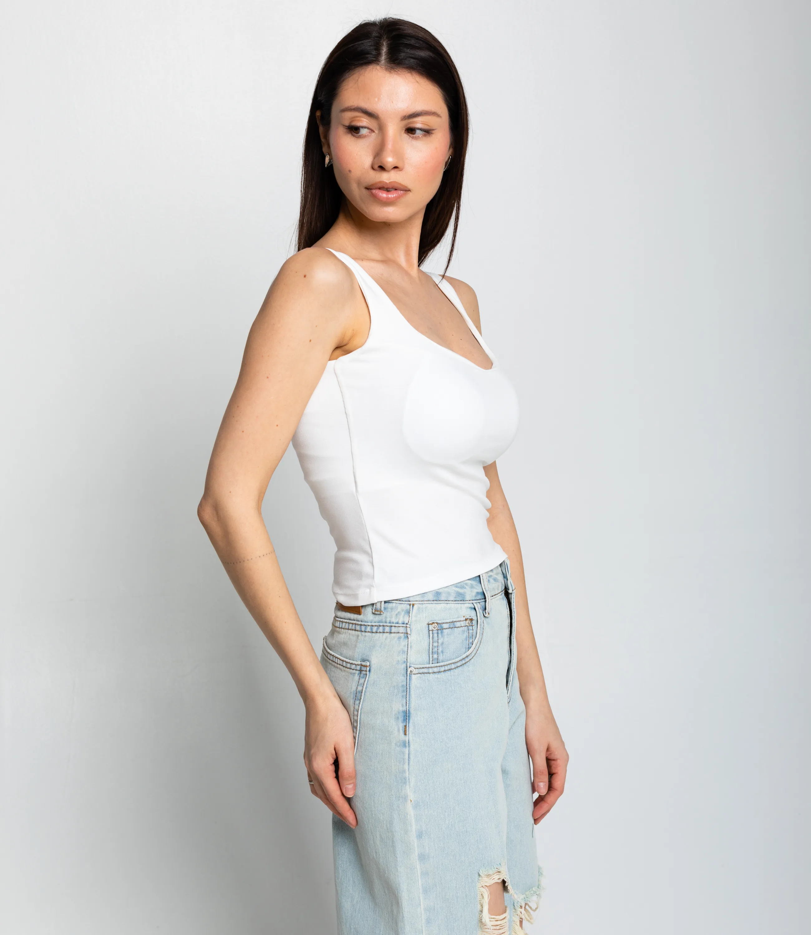 Топ #КТ323 (5), белый - фото 2