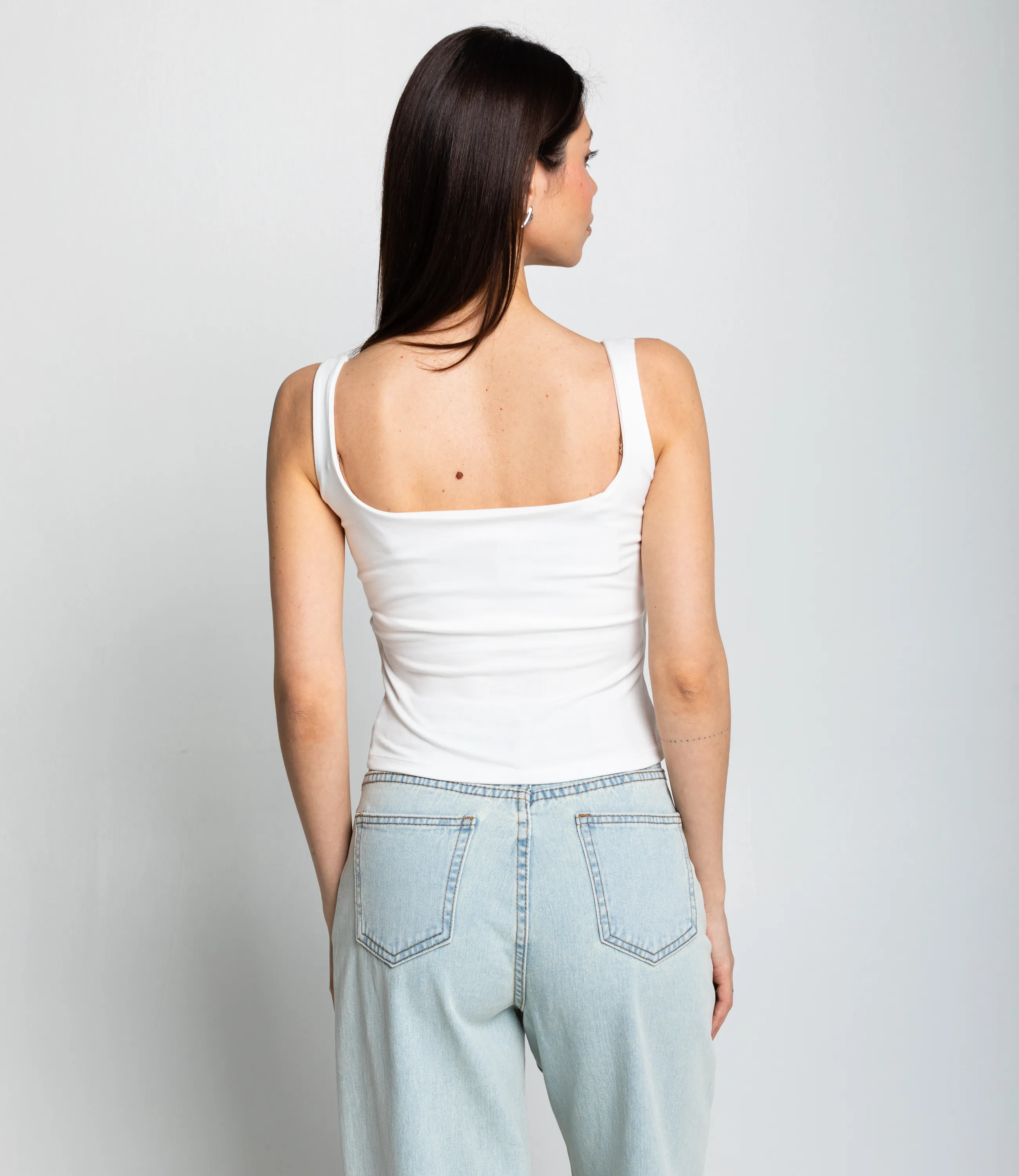 Топ #КТ323 (5), белый - фото 3