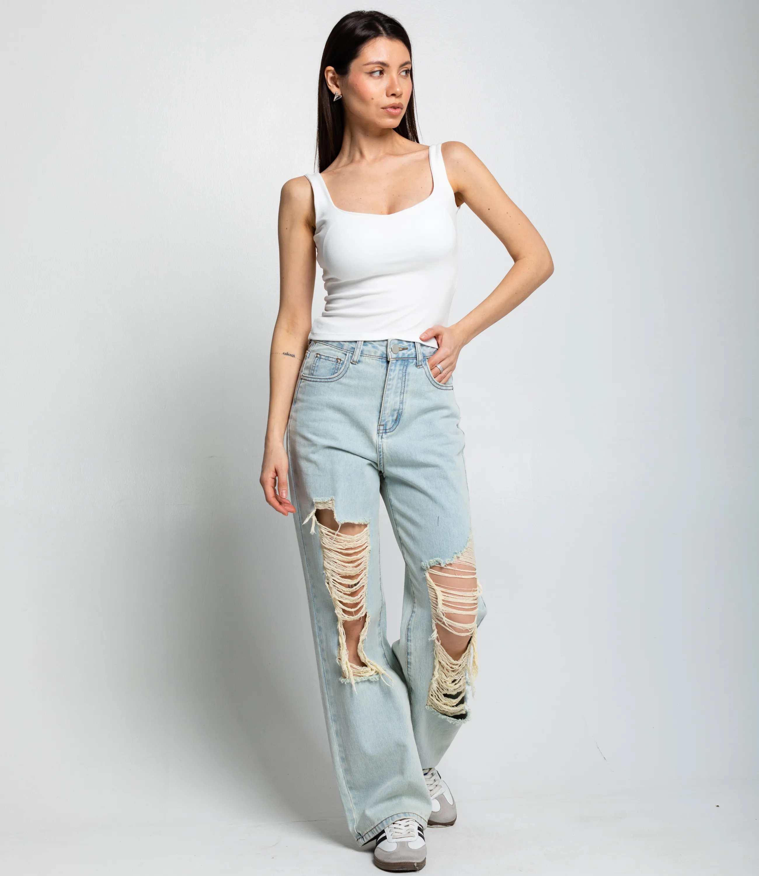 Топ #КТ323 (5), белый - фото 4