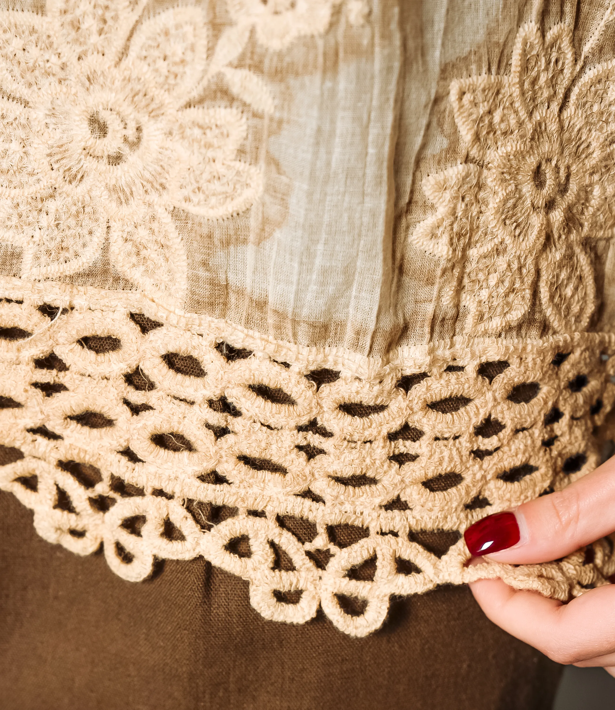 Топ #КТ018 (1)-5, бежевый - фото 5