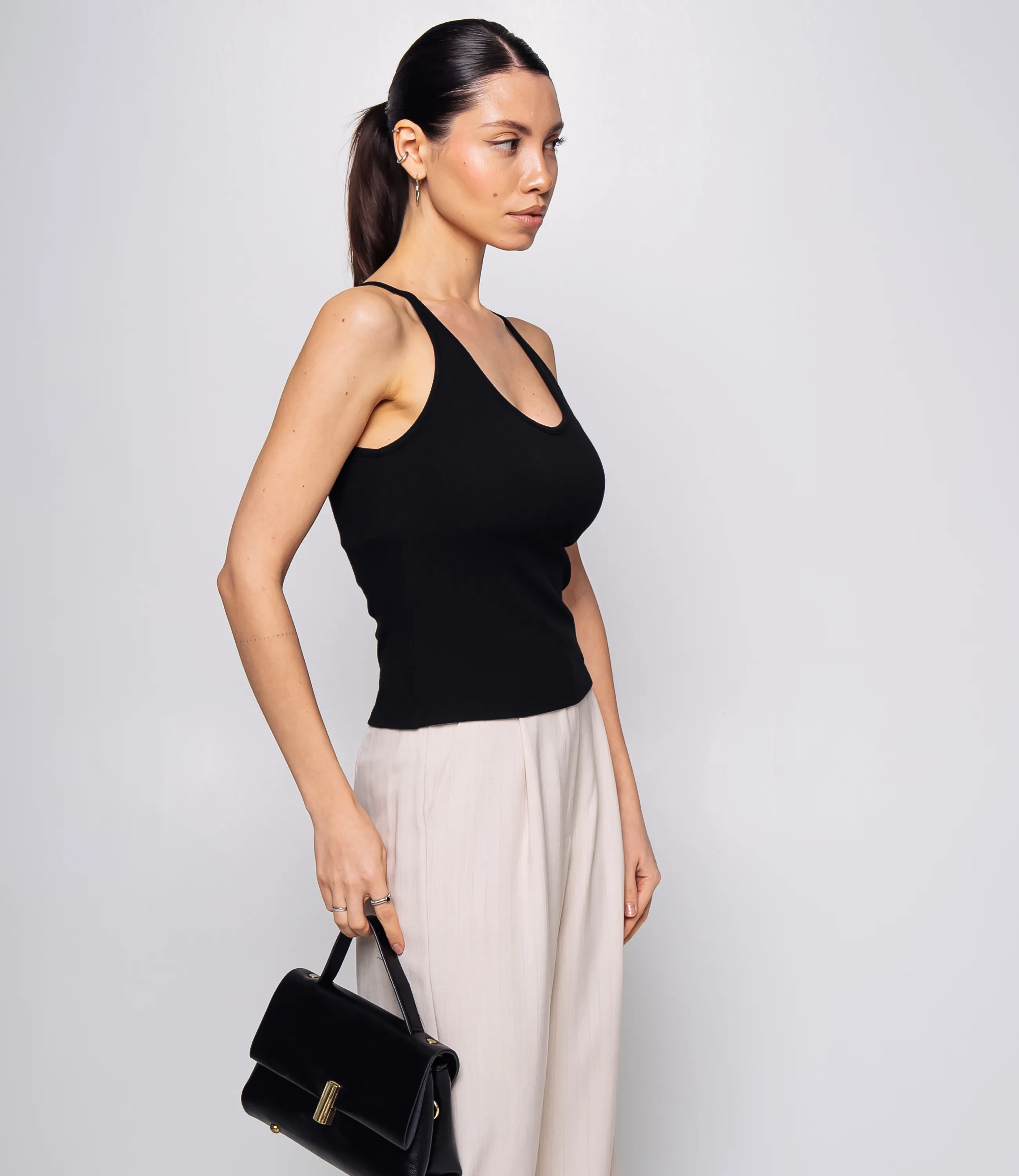 Топ #КТ319 (4), чёрный - фото 2