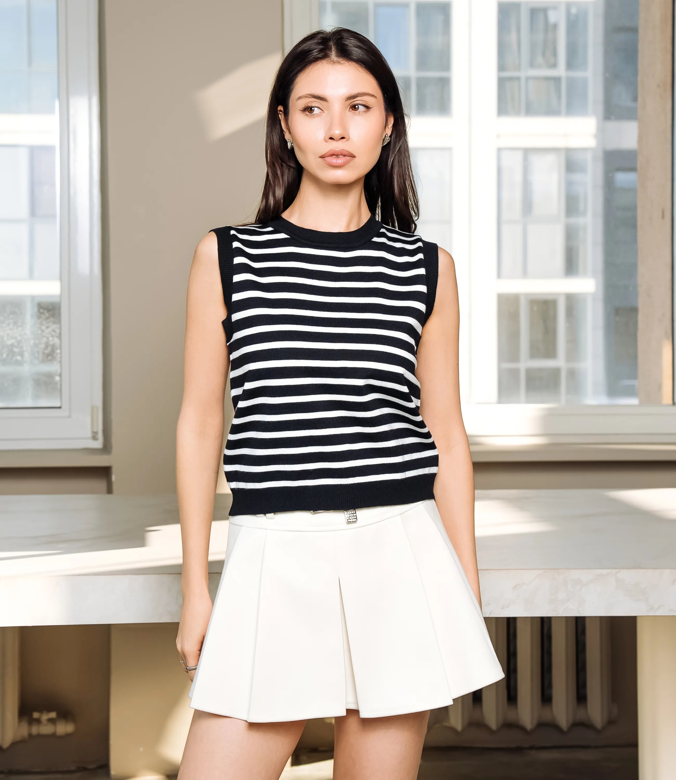 Топ #КТ113 (3), чёрный - фото 1