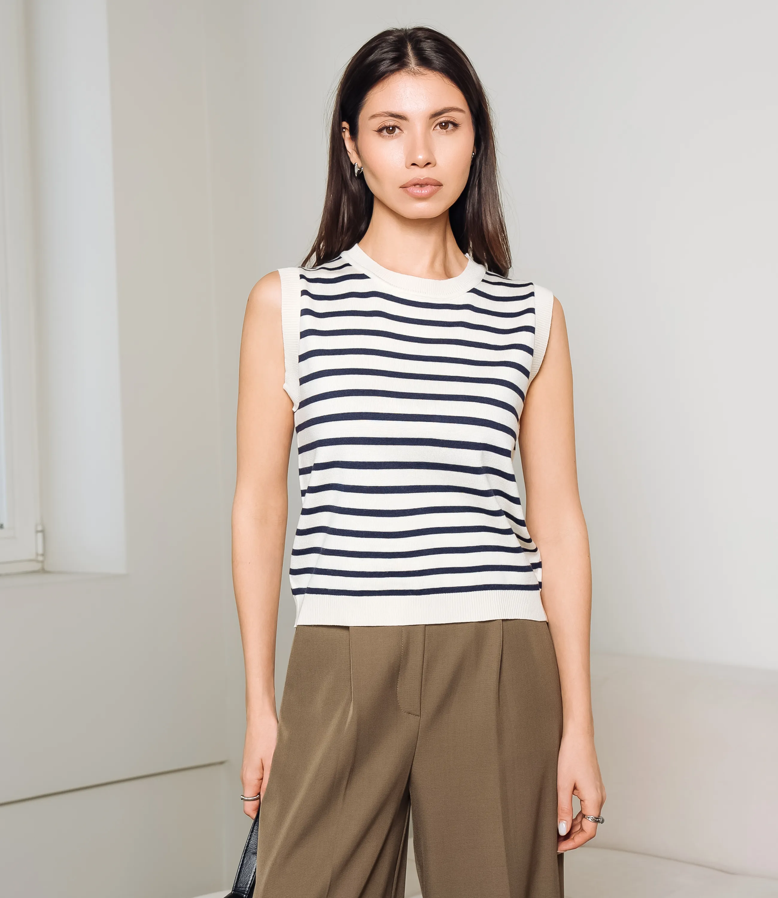 Топ #КТ113 (3), молочный - фото 1