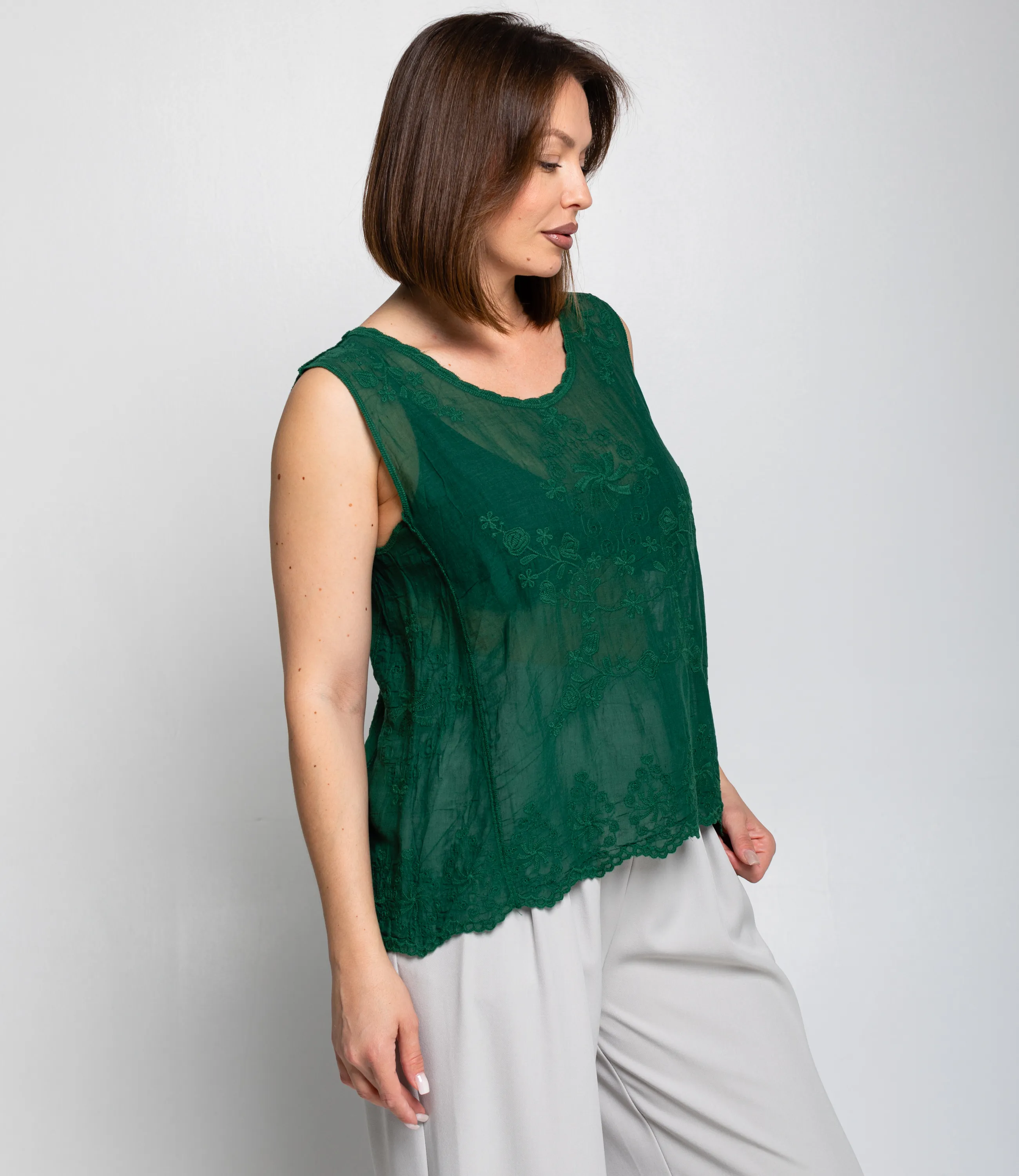 Топ #КТ005 (3), изумрудный - фото 2