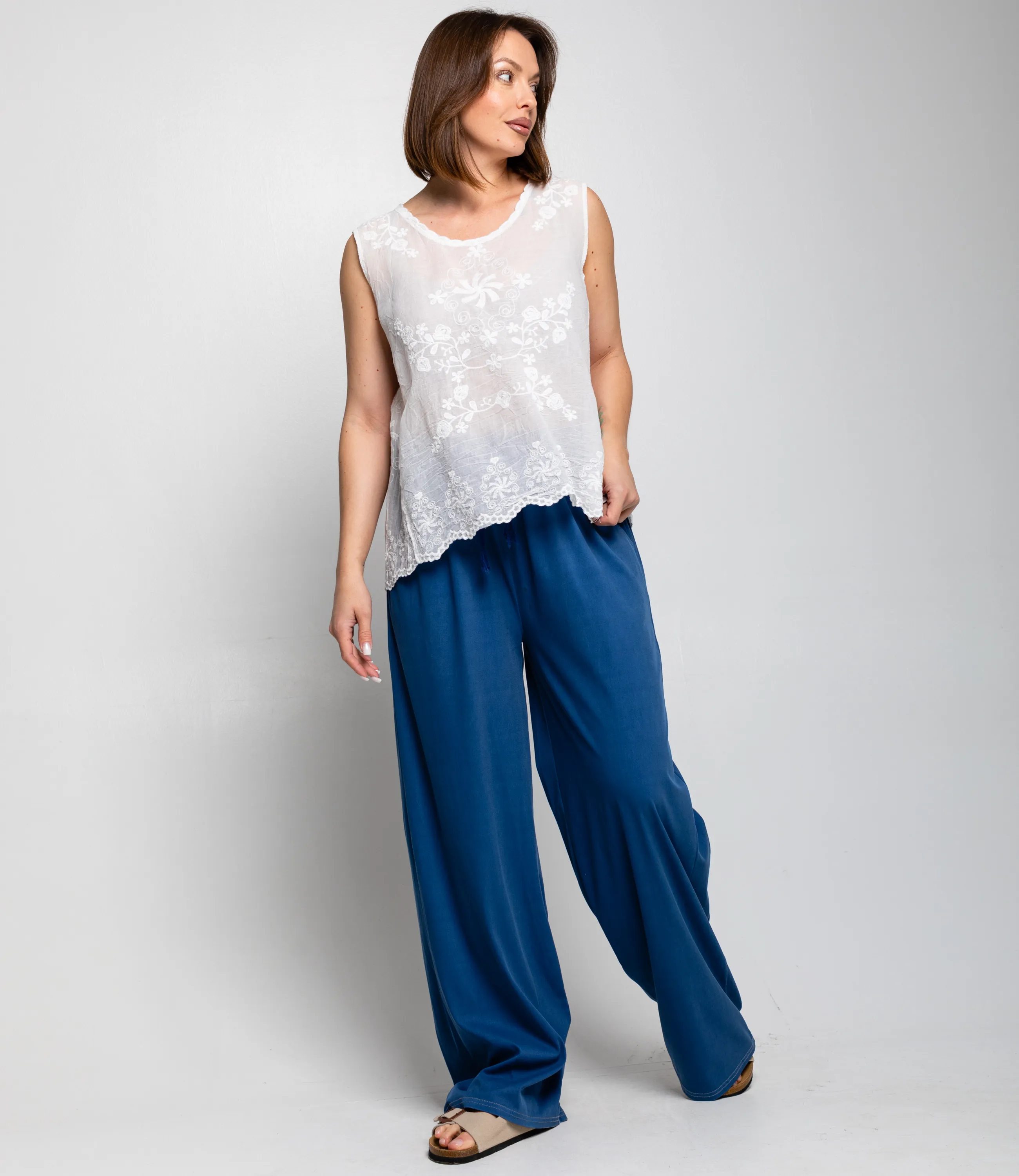 Топ #КТ005 (3), белый - фото 4