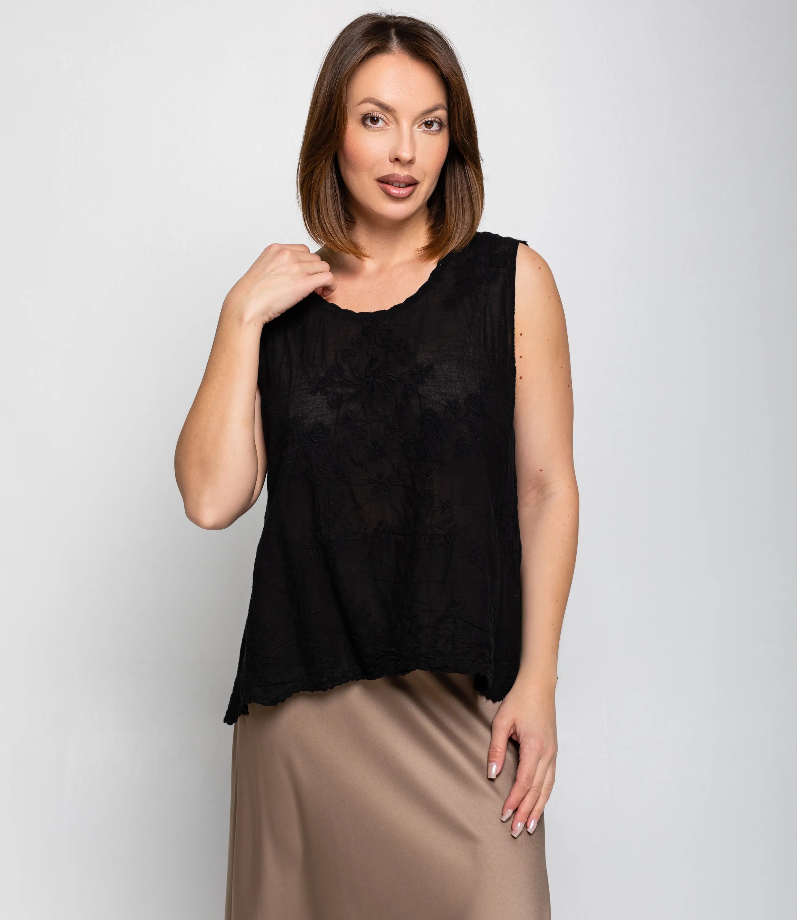 Топ #КТ005 (3), чёрный - фото 1