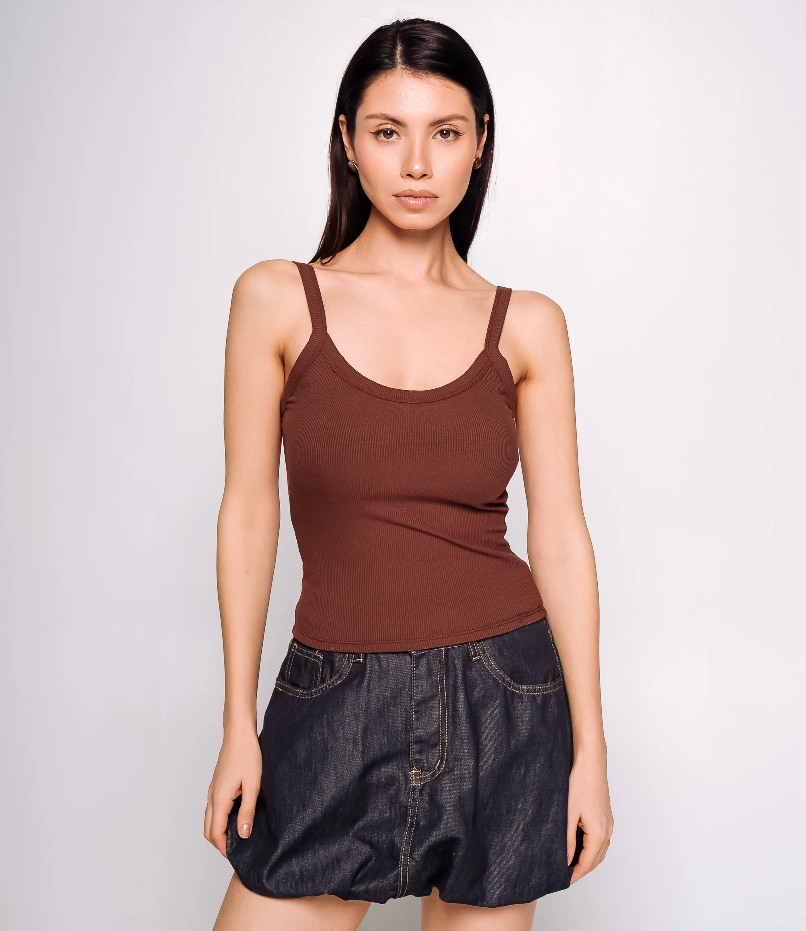 Топ #КТ6607 (4), шоколадный - фото 1