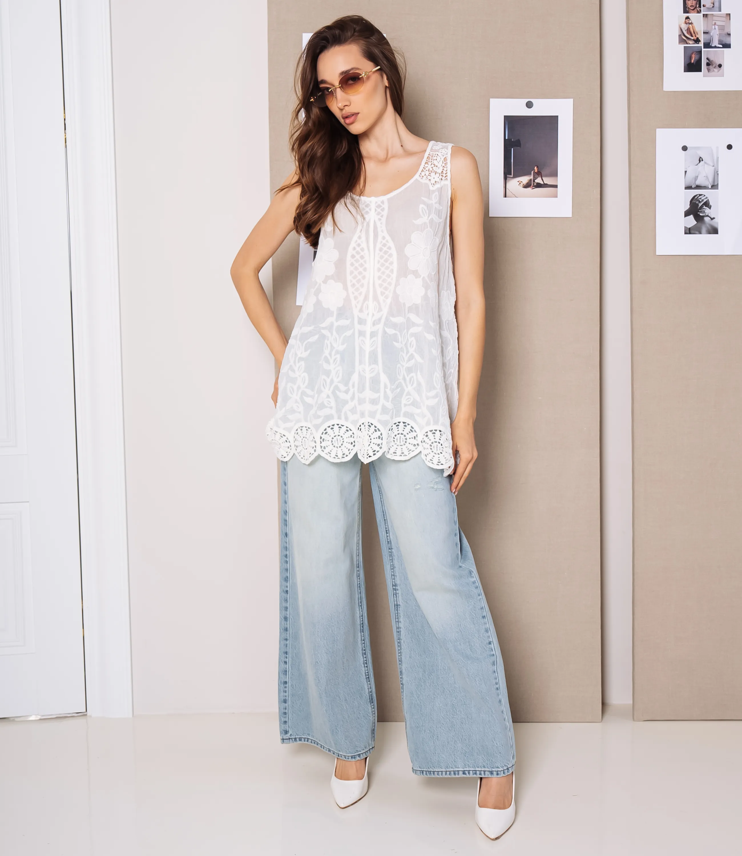 Топ #КТ007 (2), белый - фото 4