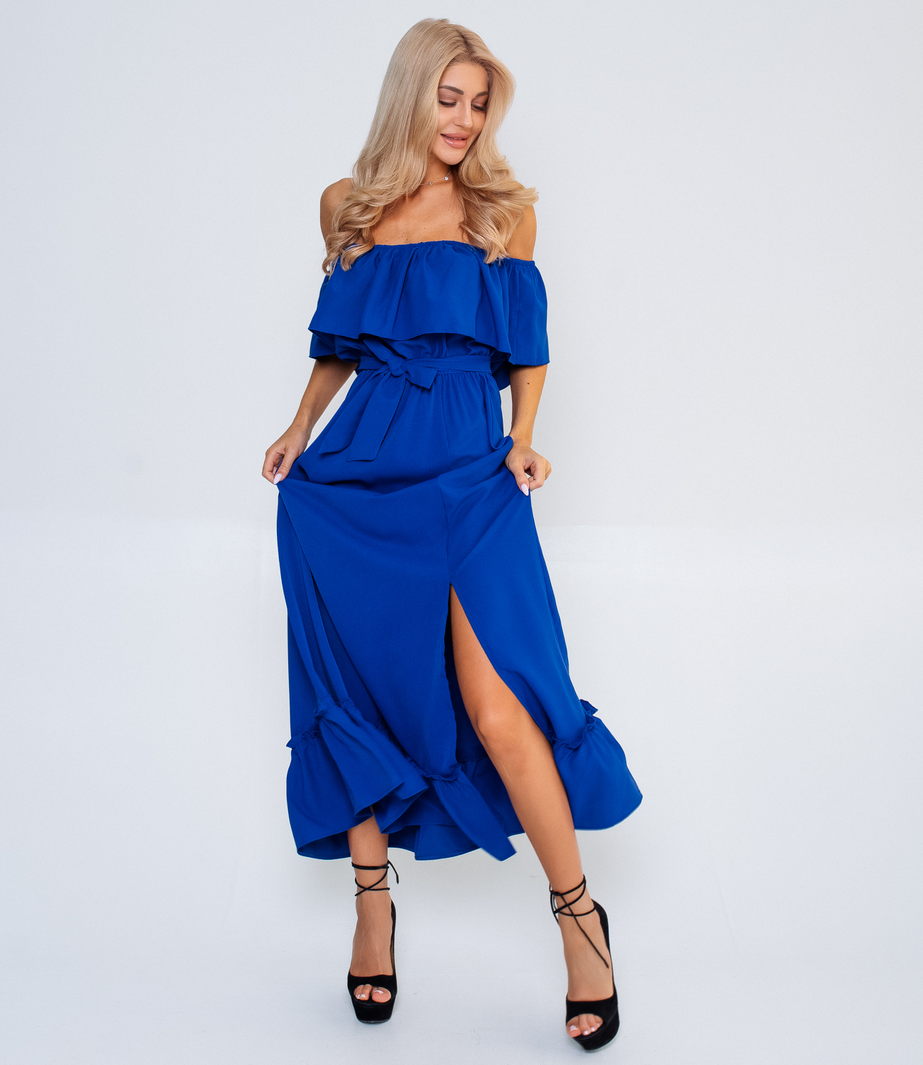 Платье #БШ1461, синий