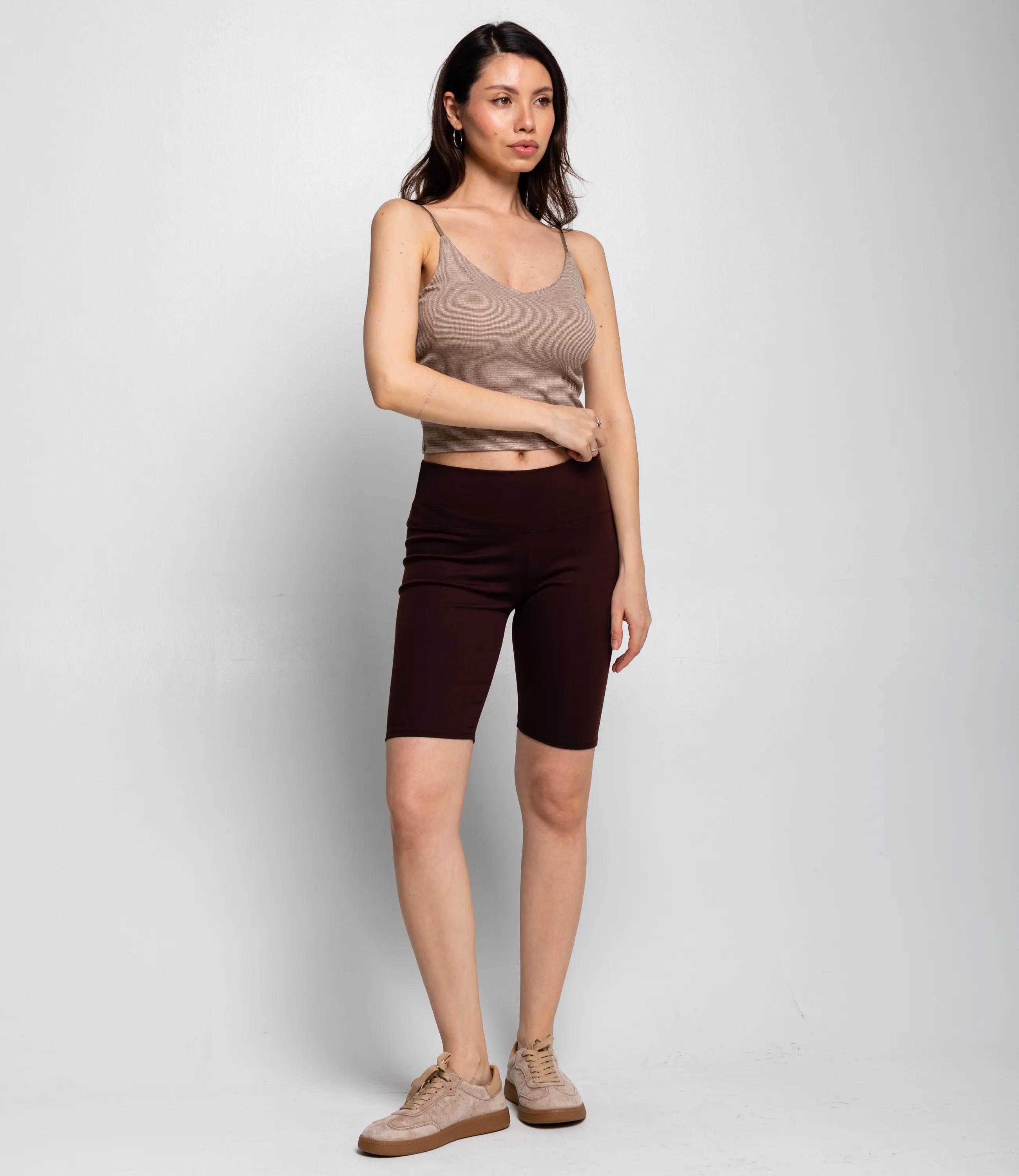 Топ #КТ68019, бежево-серый - фото 4