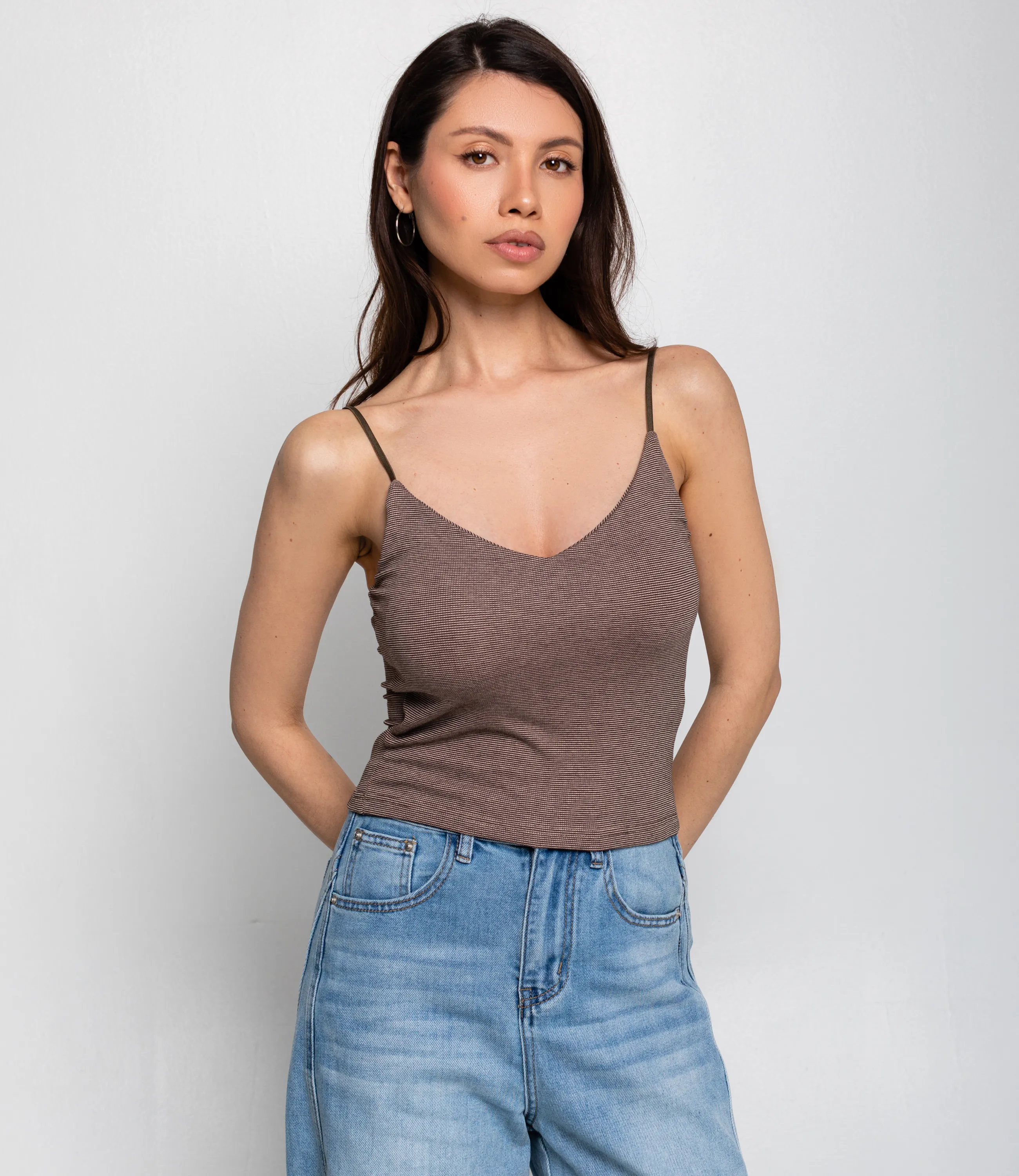 Топ #КТ68019, капучино - фото 1