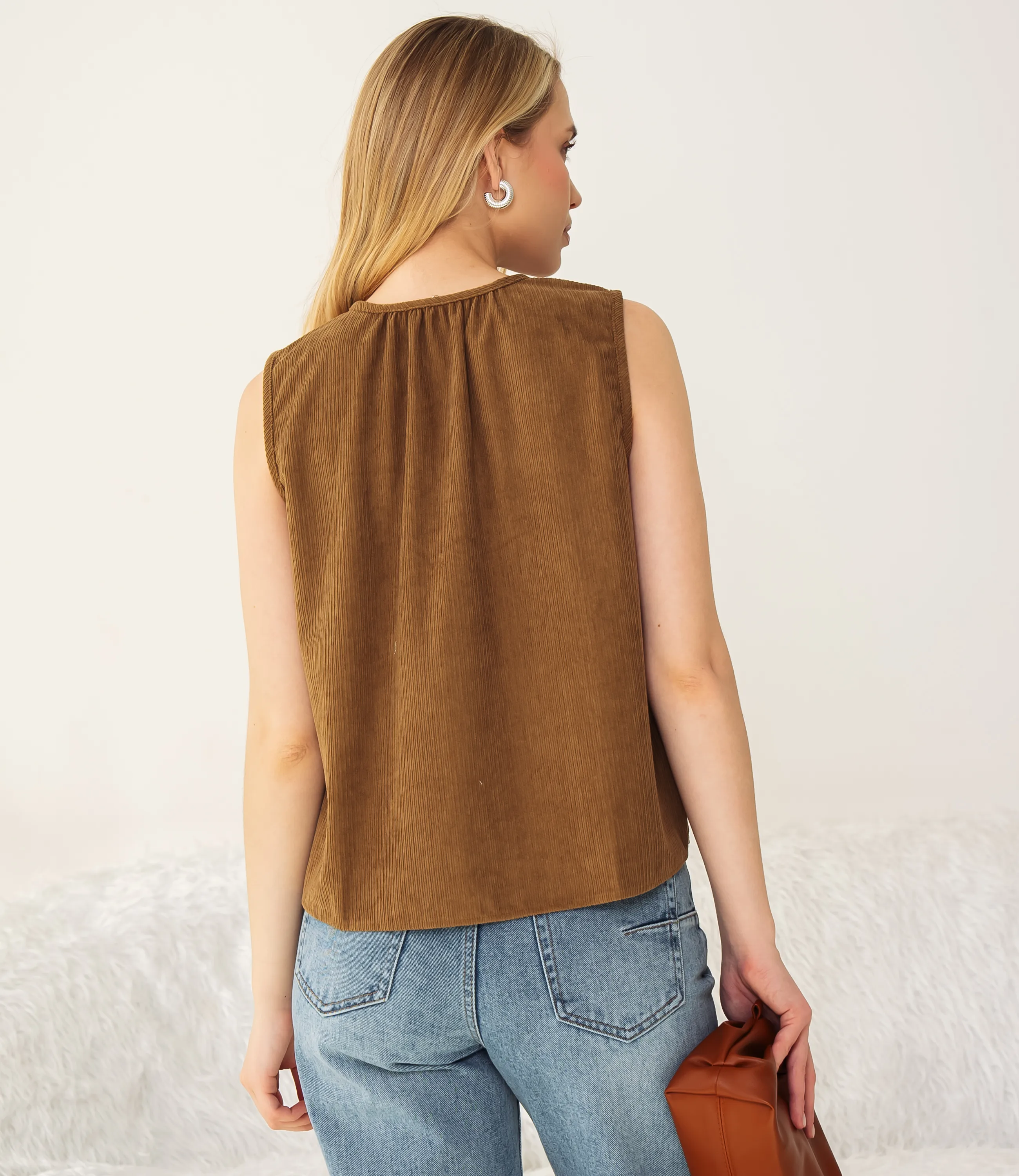 Топ #КТ73601, хаки - фото 3