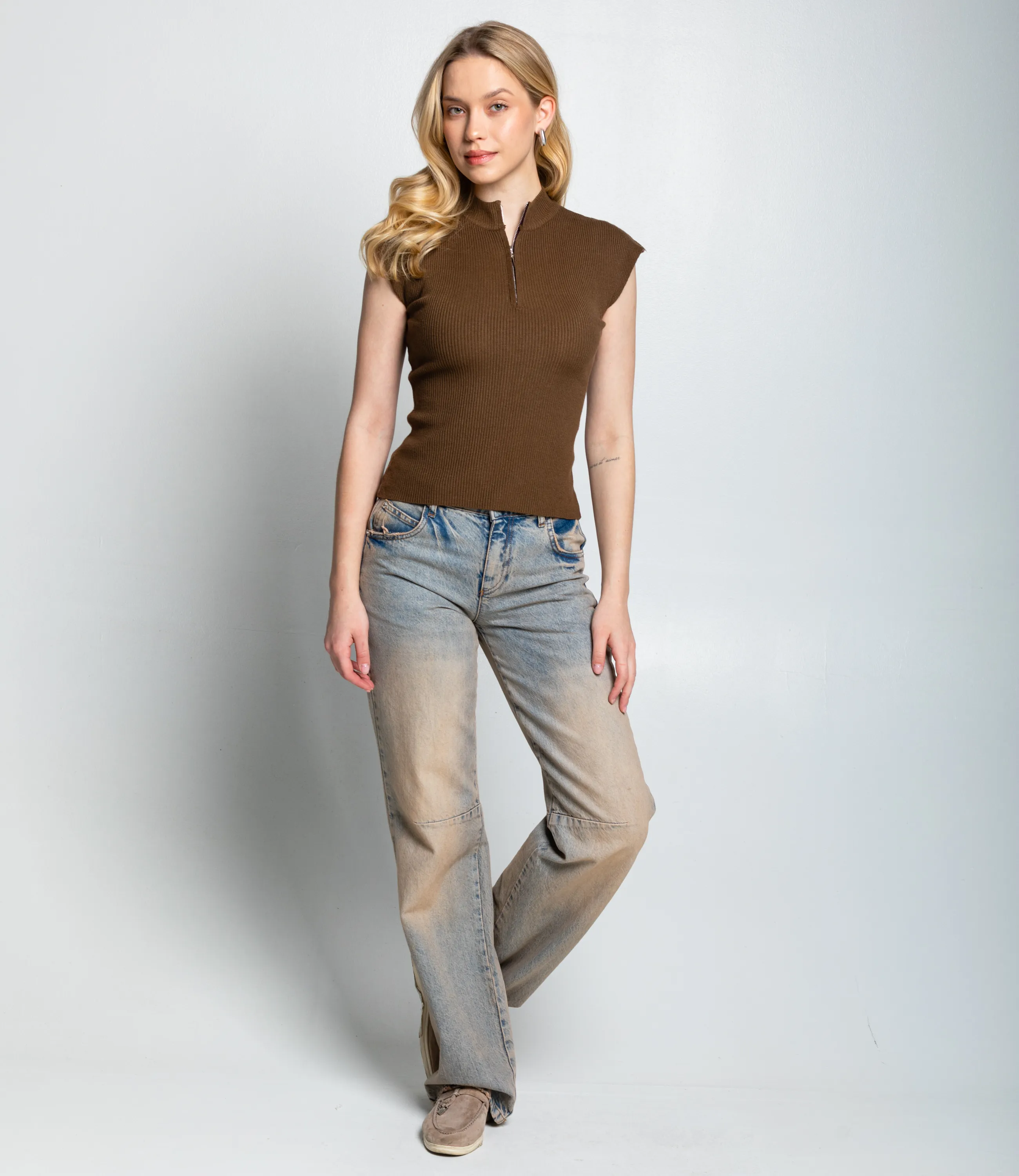 Футболка #КТ082 (1), шоколадный - фото 4