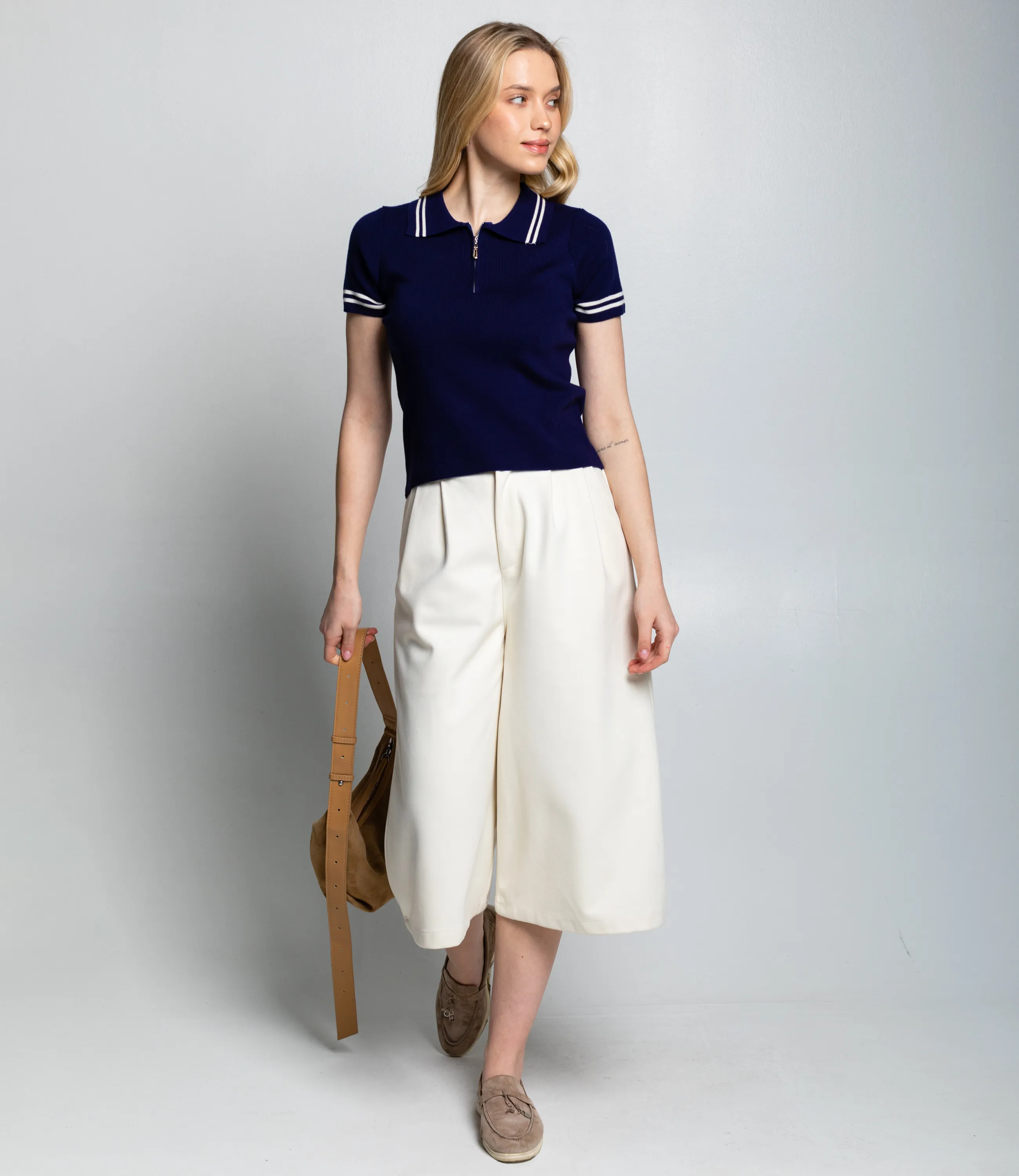 Футболка #КТ8168, тёмно-синий - фото 4