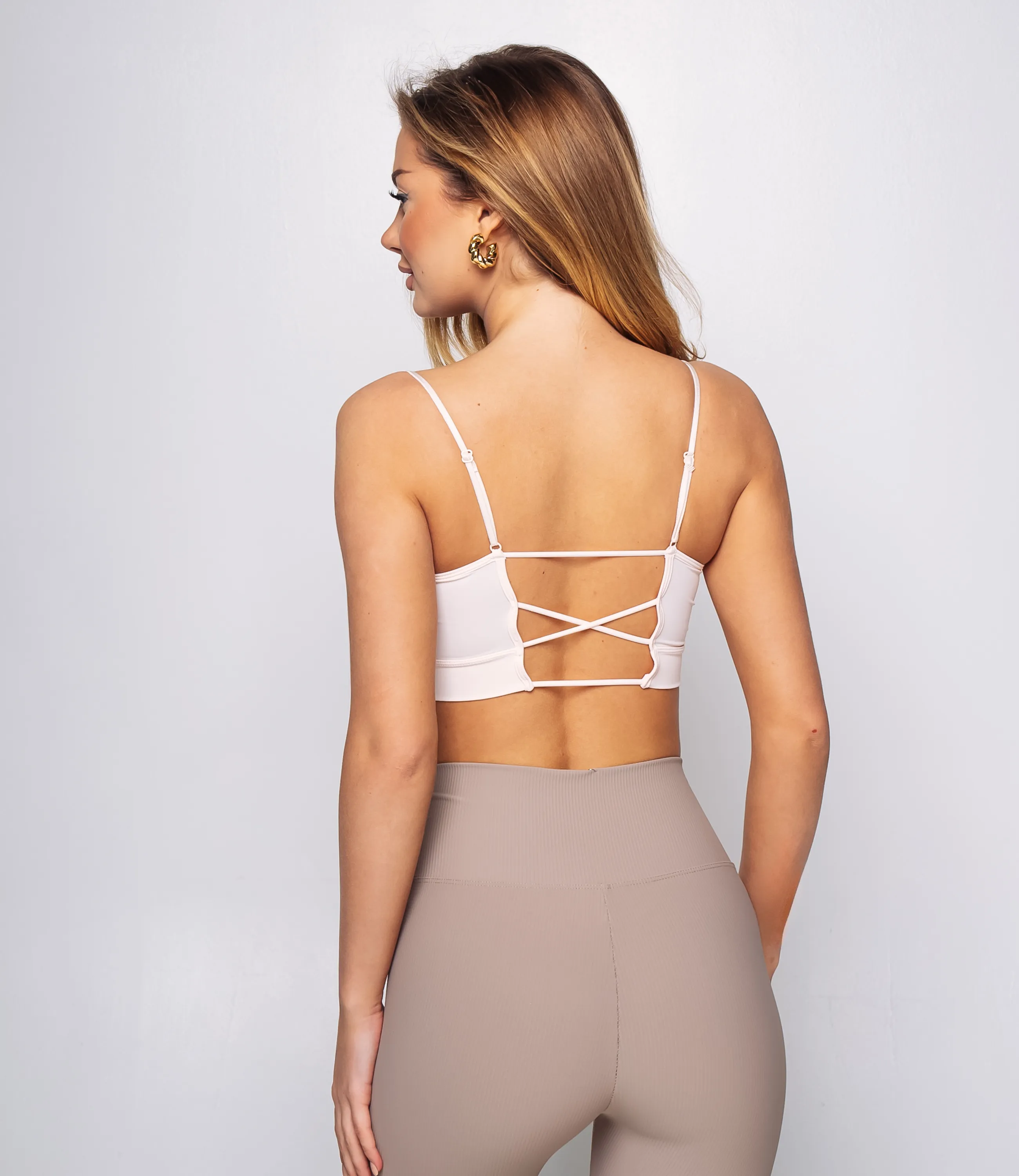 Топ #КТ287, пудровый - фото 3