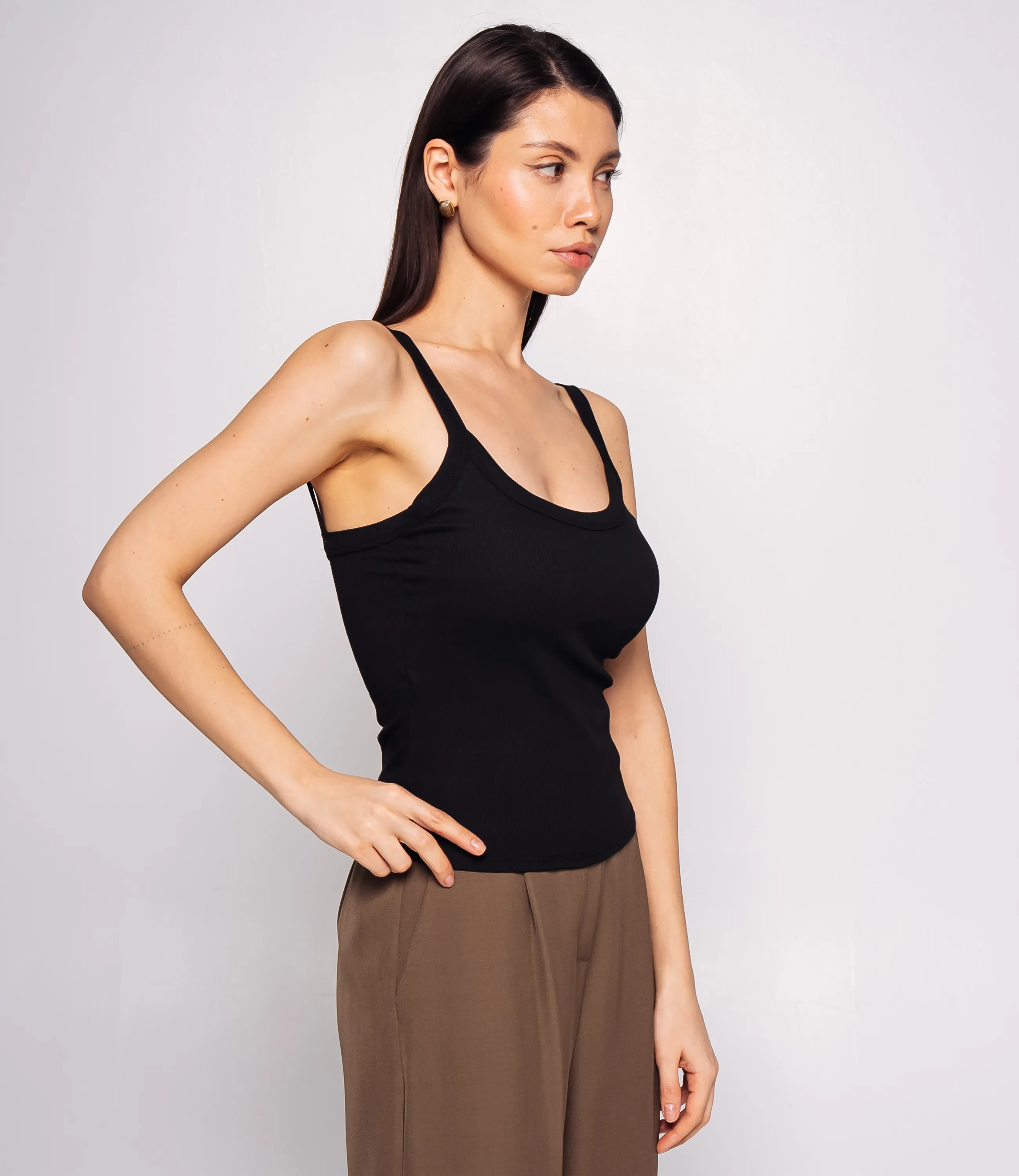 Топ #КТ6607 (4), чёрный - фото 2