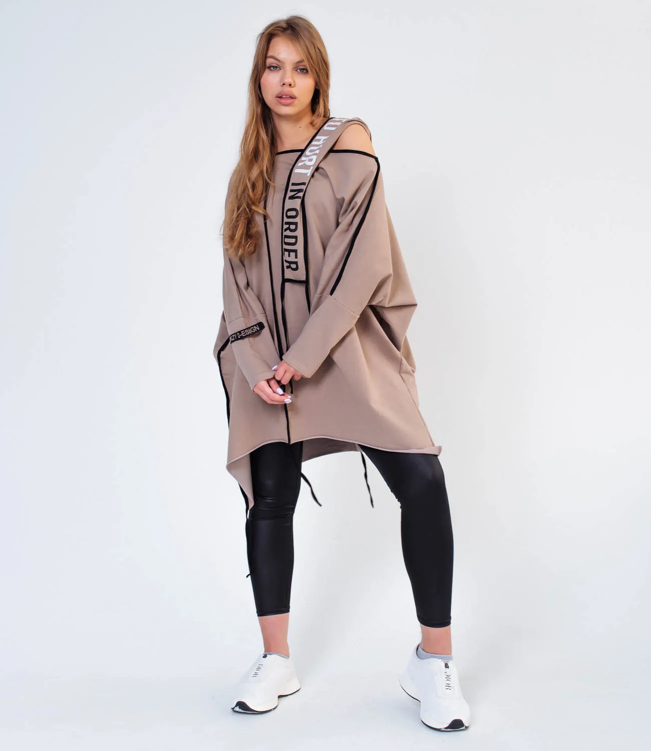 Туника #ТЦ940-21, коричневый