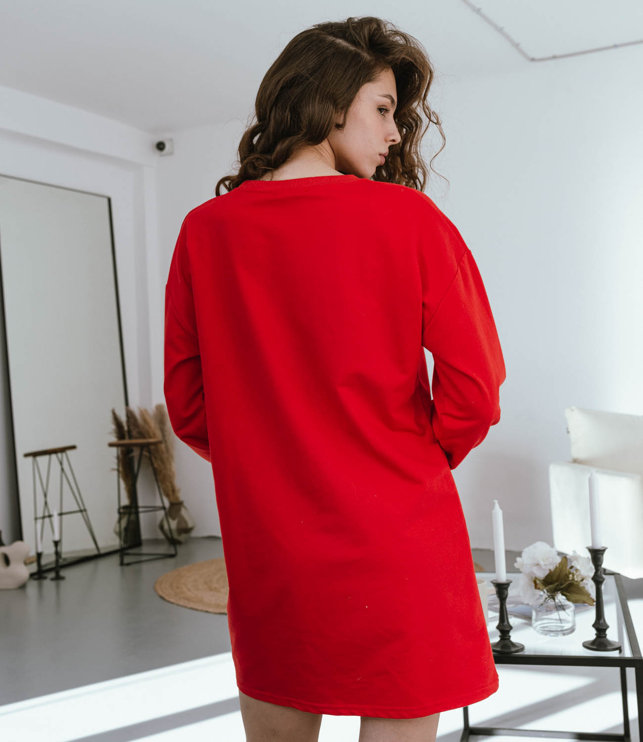 Платье #903 (2), красный - фото 3