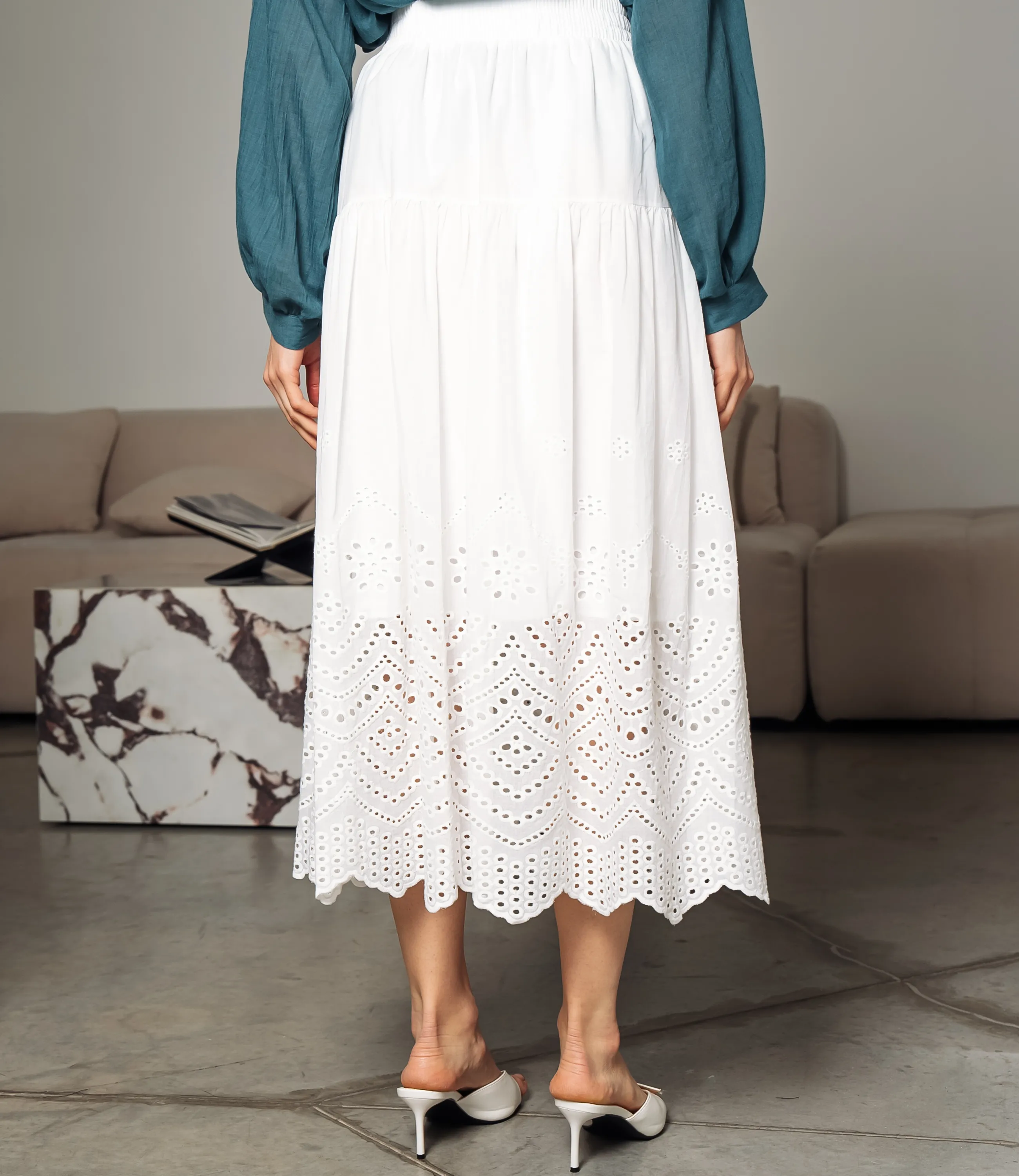 Юбка #КТ2114 (1), белый - фото 4