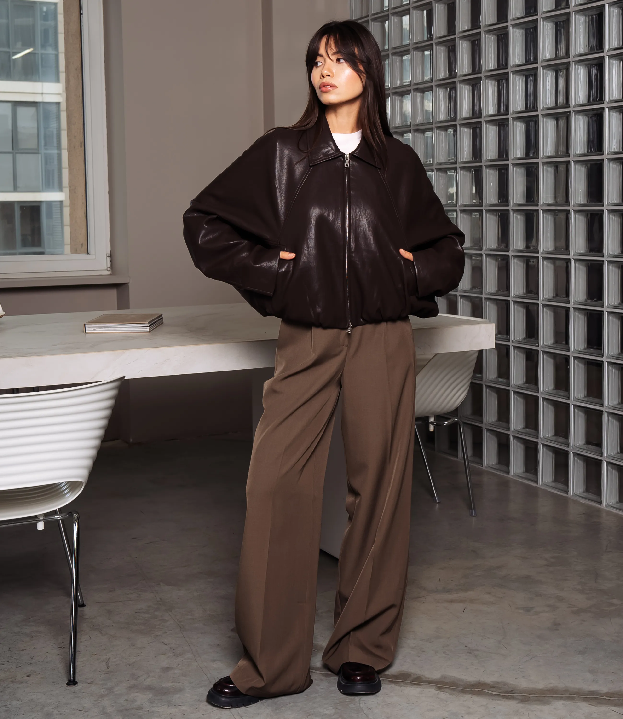 Куртка #КТ619108, шоколадный - фото 4