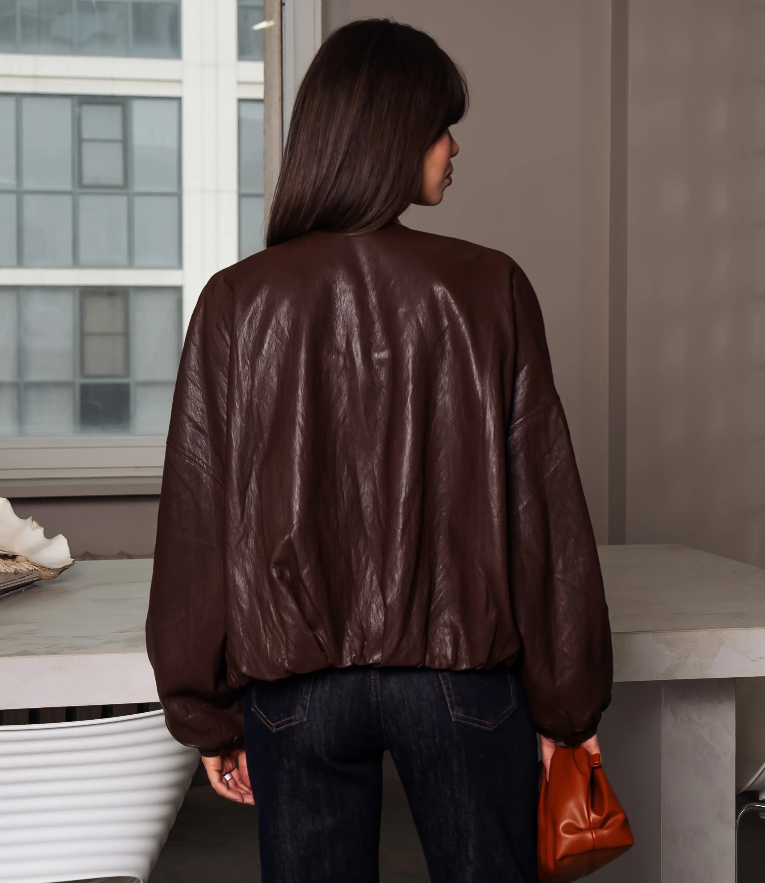 Куртка #КТ619037, шоколадный - фото 3