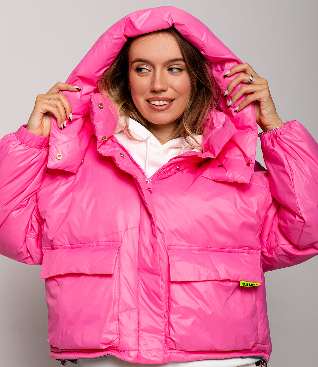 Куртка #КТ8189, розовый - фото 5