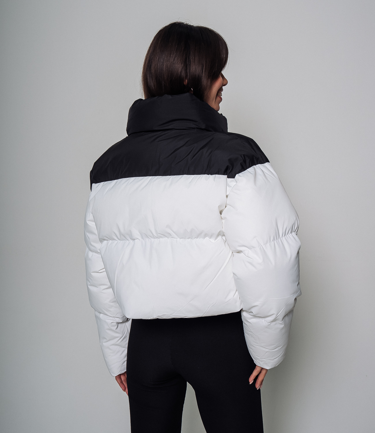 Куртка #КТ2308 (2), белый,чёрный - фото 4