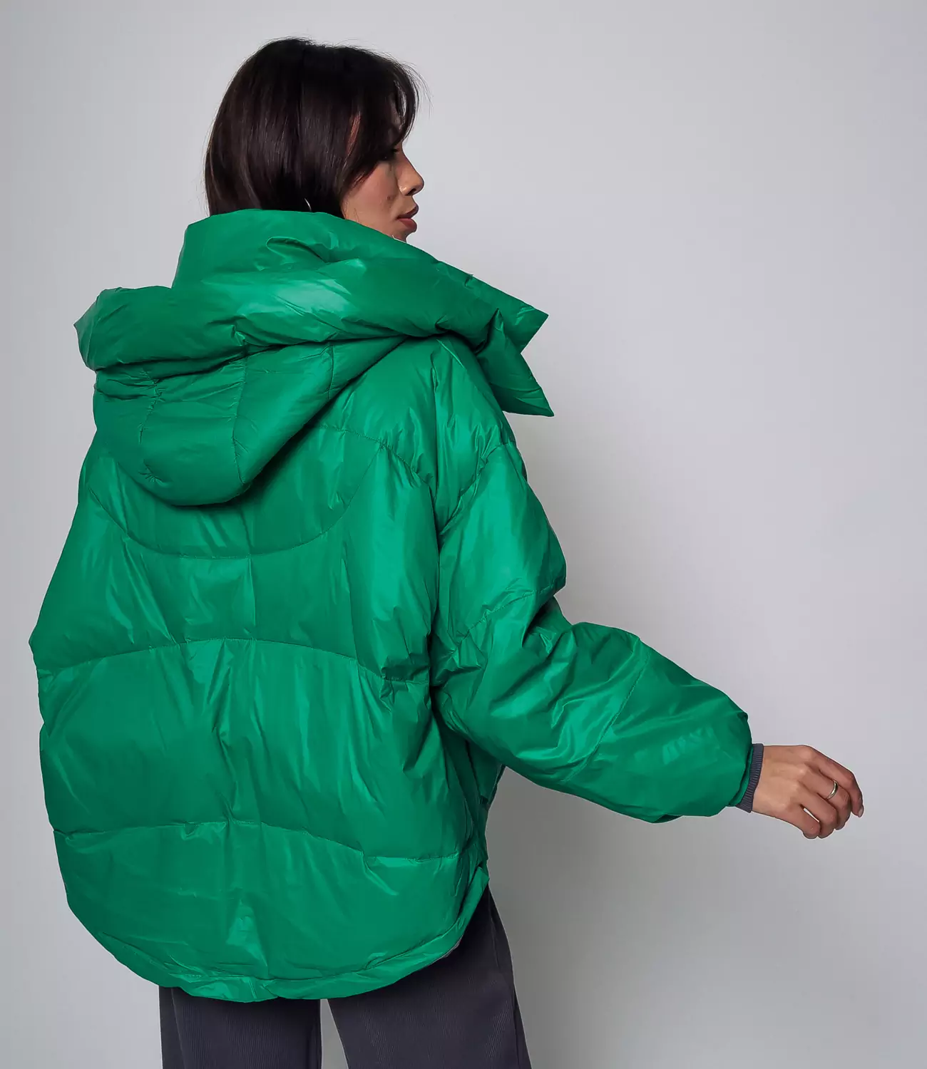 Куртка #КТ8189, зелёный - фото 4