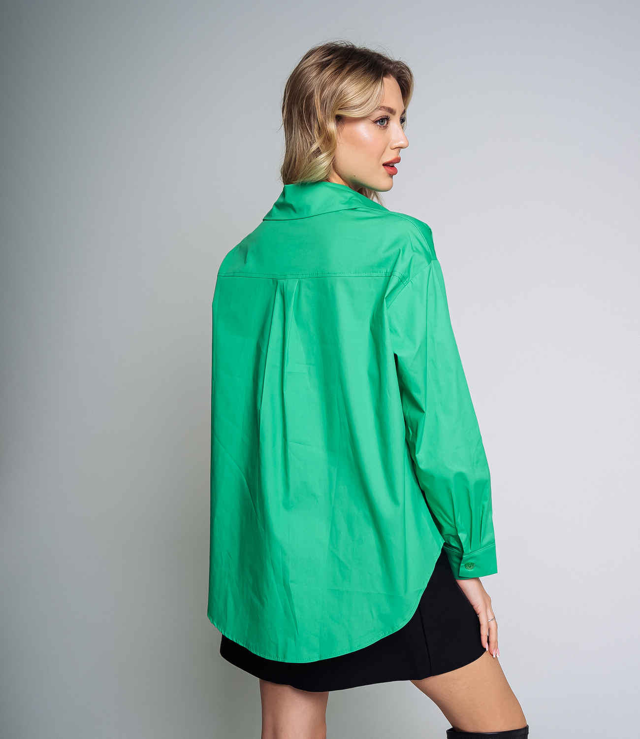 Рубашка #БШ1520, светло-зелёный - фото 4