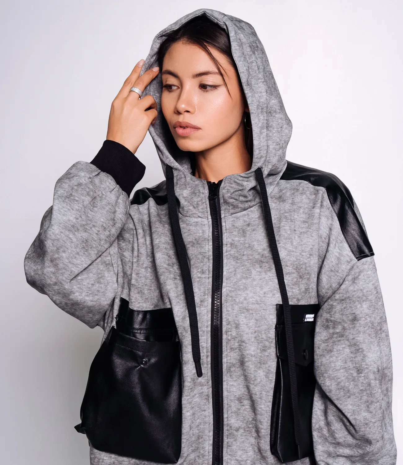 Куртка #КТ8191, графит - фото 5