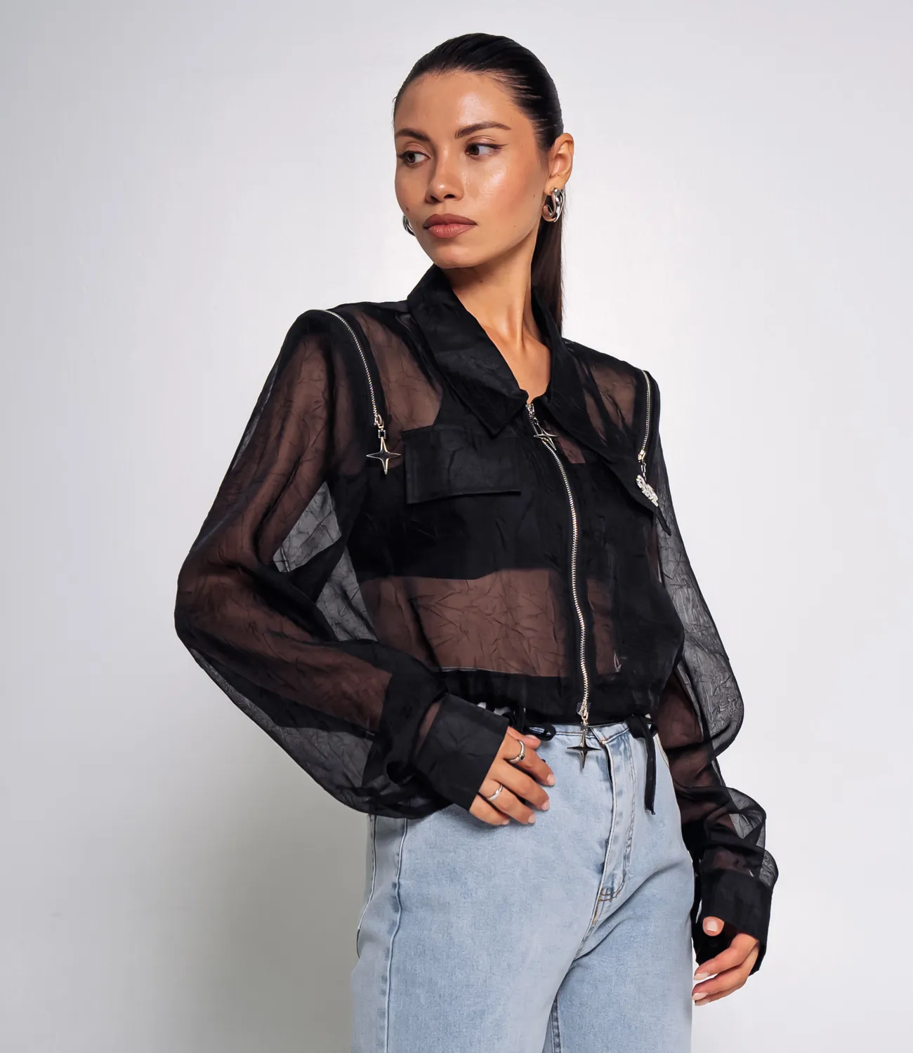 Ветровка #КТ1293, чёрный - фото 2