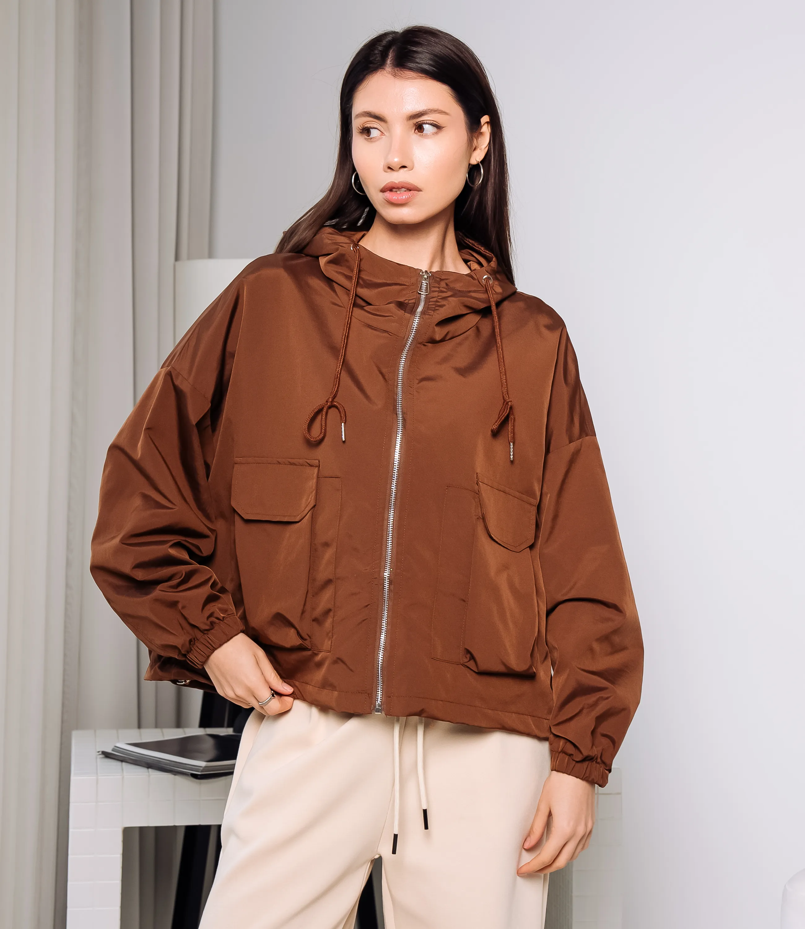 Ветровка #КТ509 (7), коричневый - фото 1