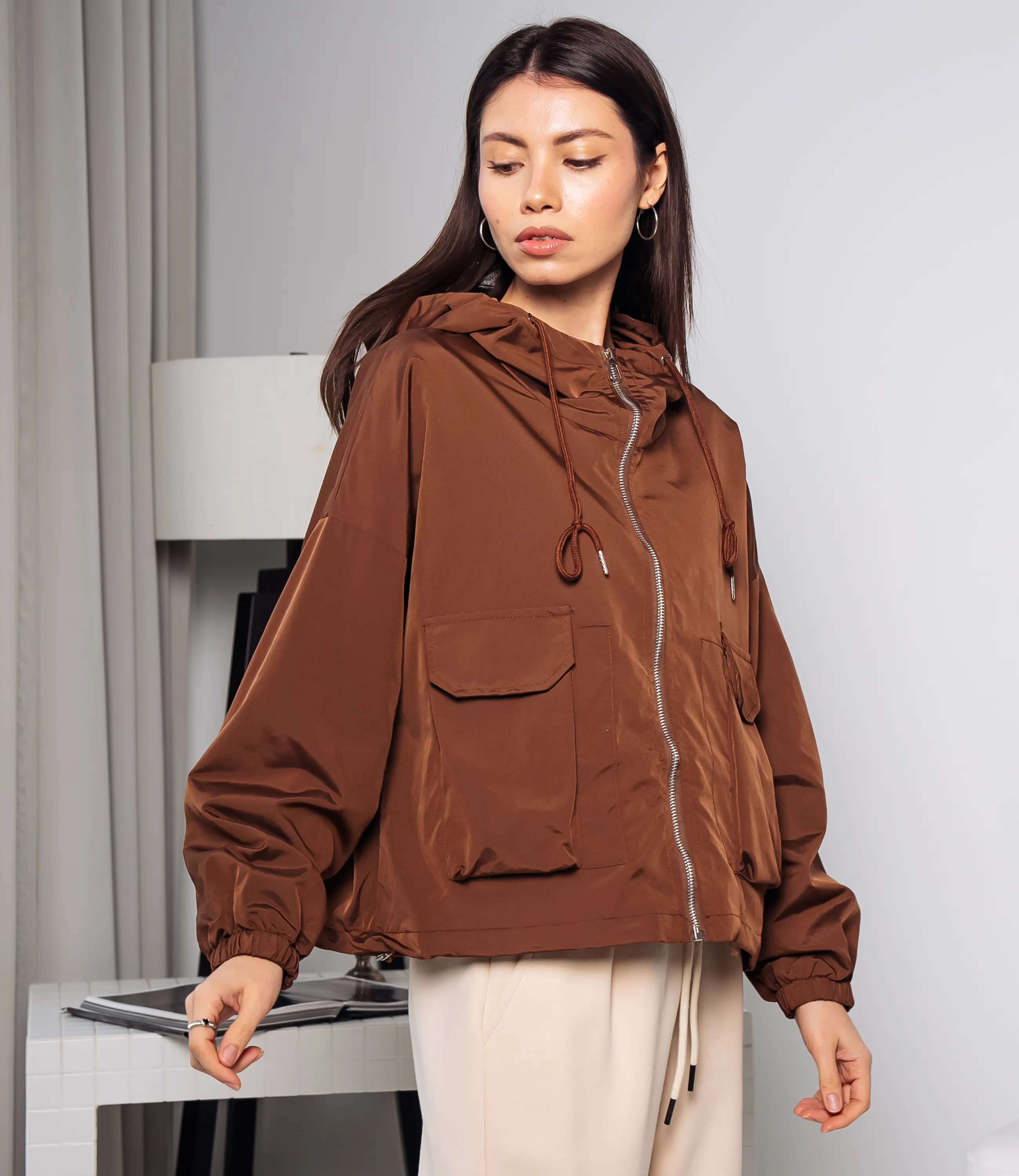 Ветровка #КТ509 (7), коричневый - фото 2