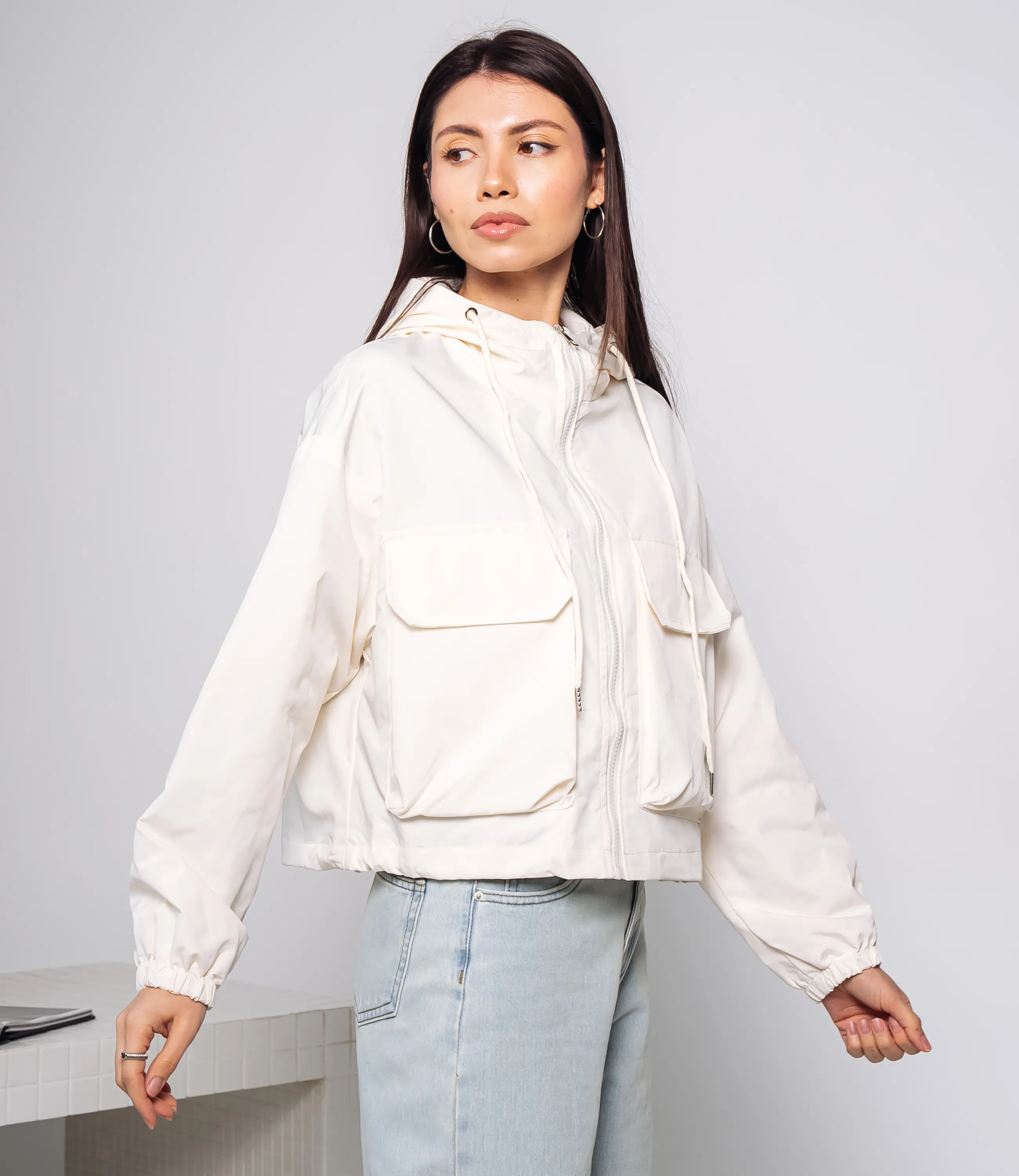 Ветровка #КТ509 (7)-1, кремовый - фото 2