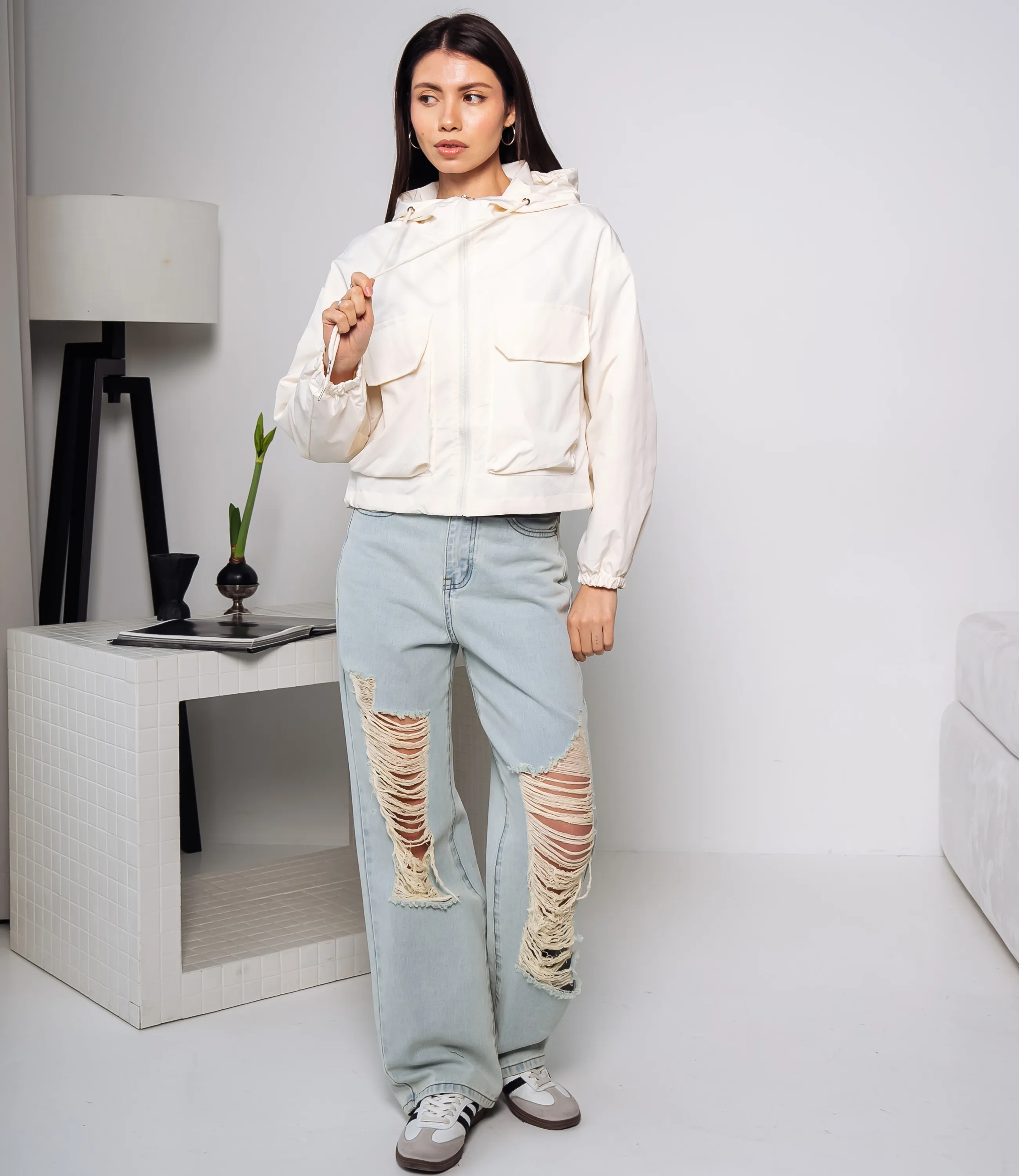 Ветровка #КТ509 (7)-1, кремовый - фото 4