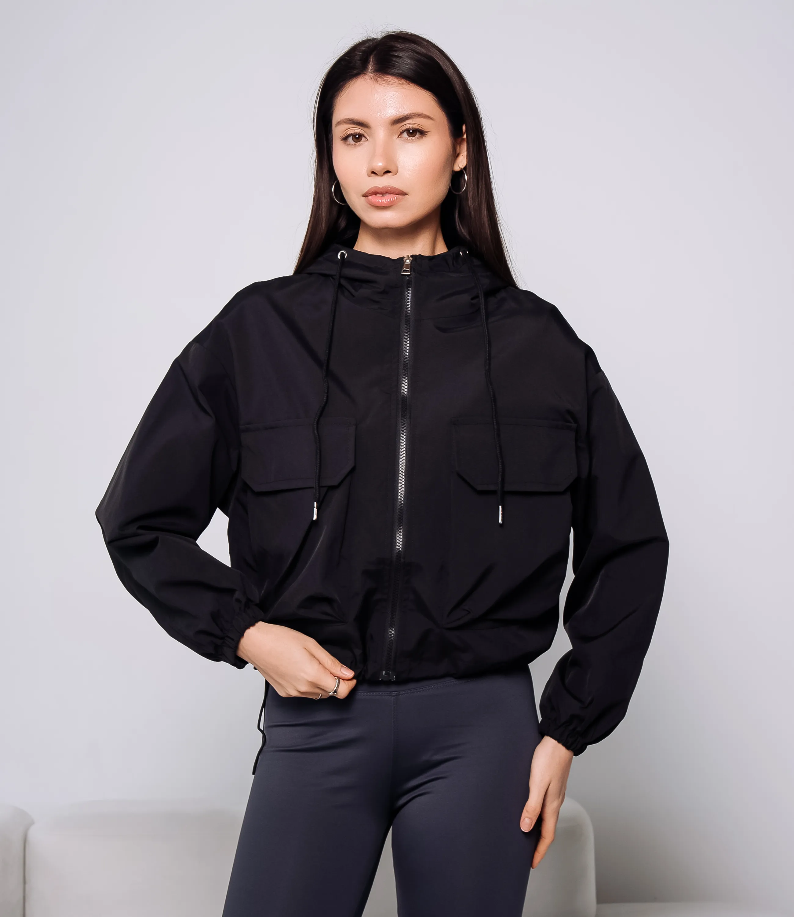 Ветровка #КТ509 (7)-1, чёрный - фото 1