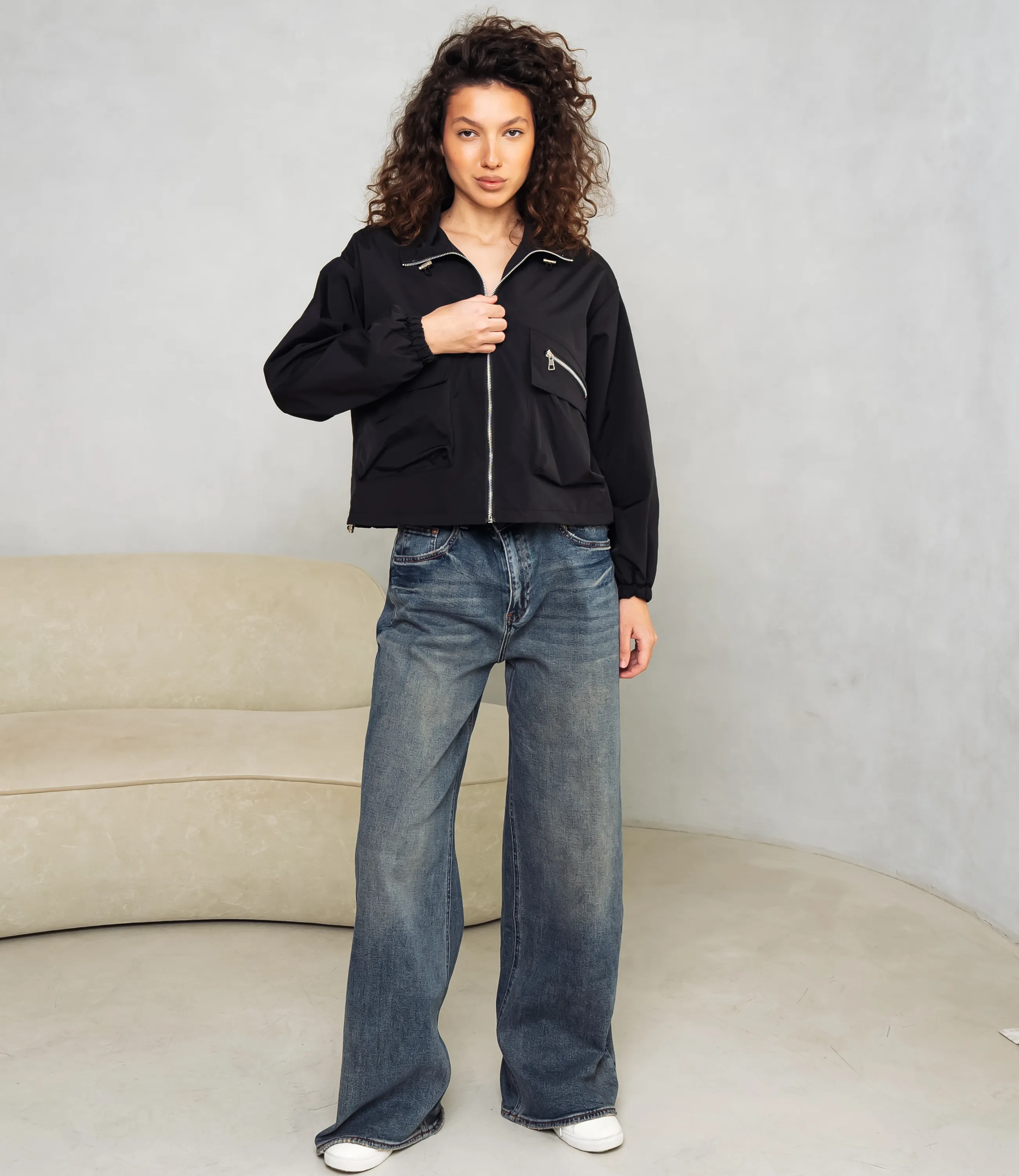 Ветровка #КТ713, чёрный - фото 4