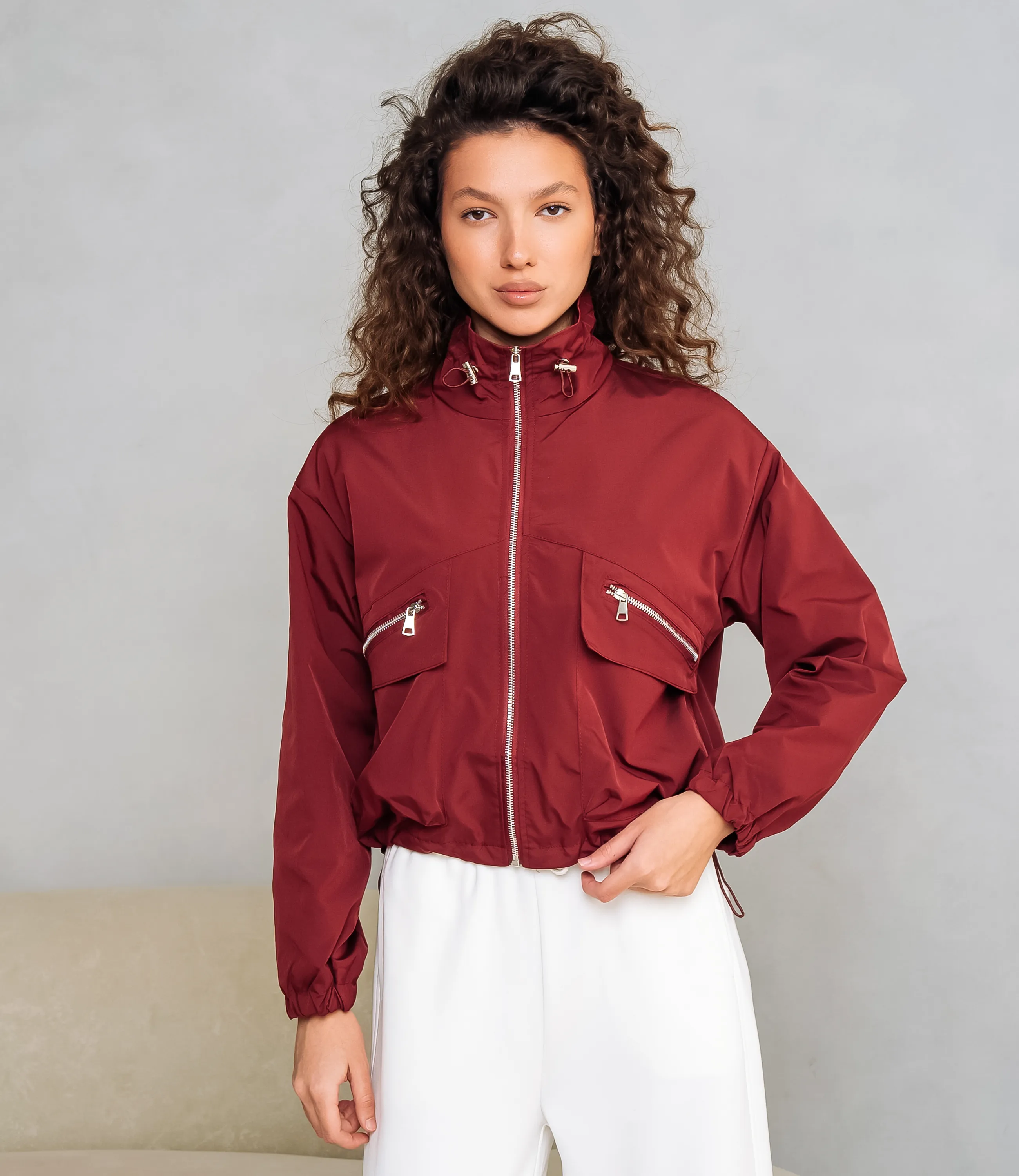 Ветровка #КТ713, бордовый - фото 1
