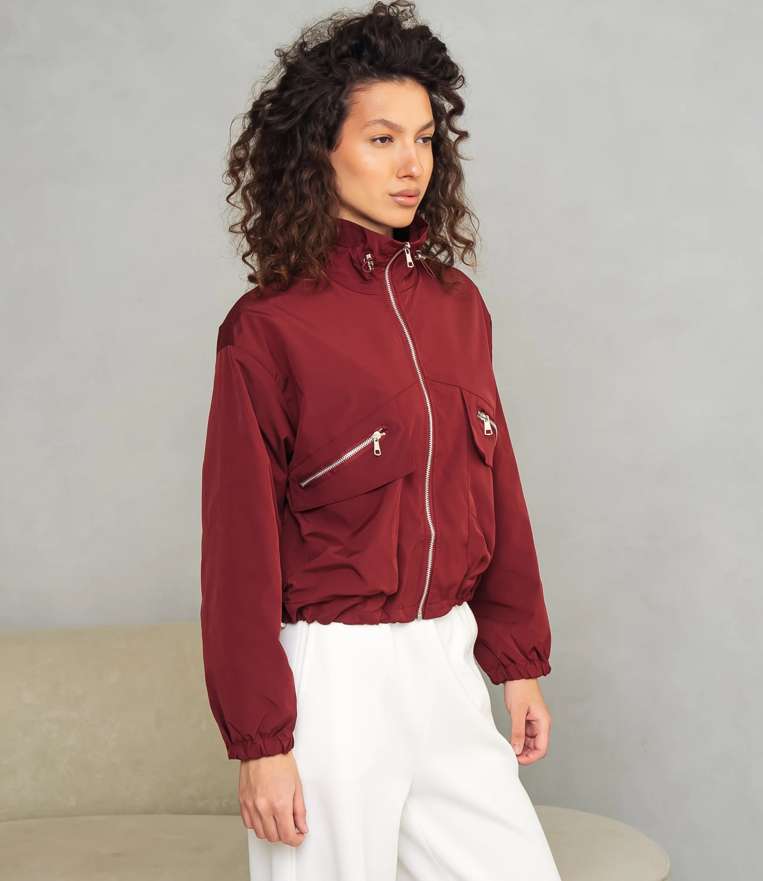 Ветровка #КТ713, бордовый - фото 2