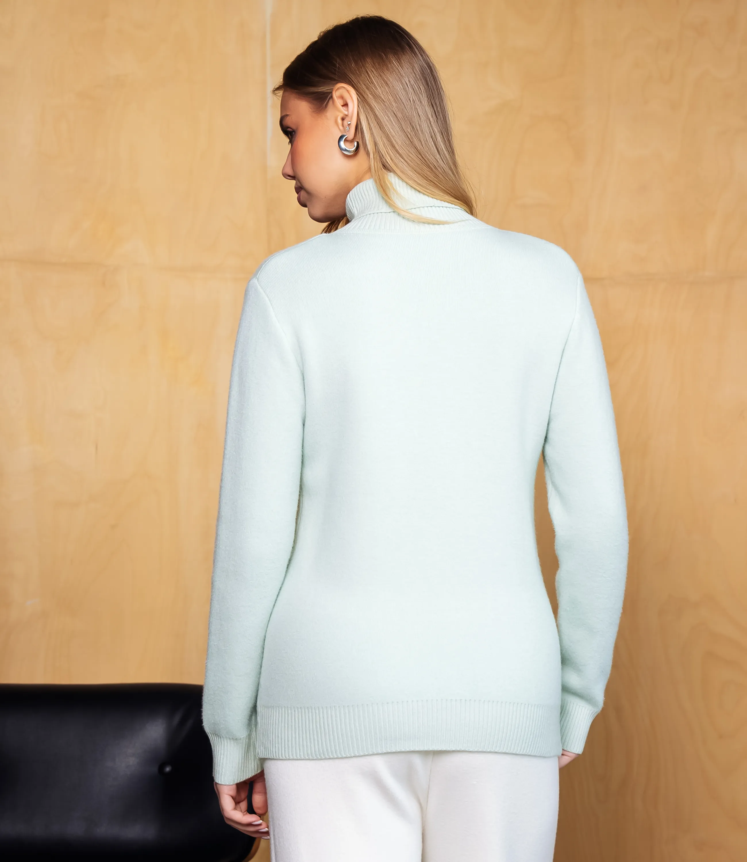 Водолазка #КТ881 (7), мята  - фото 3