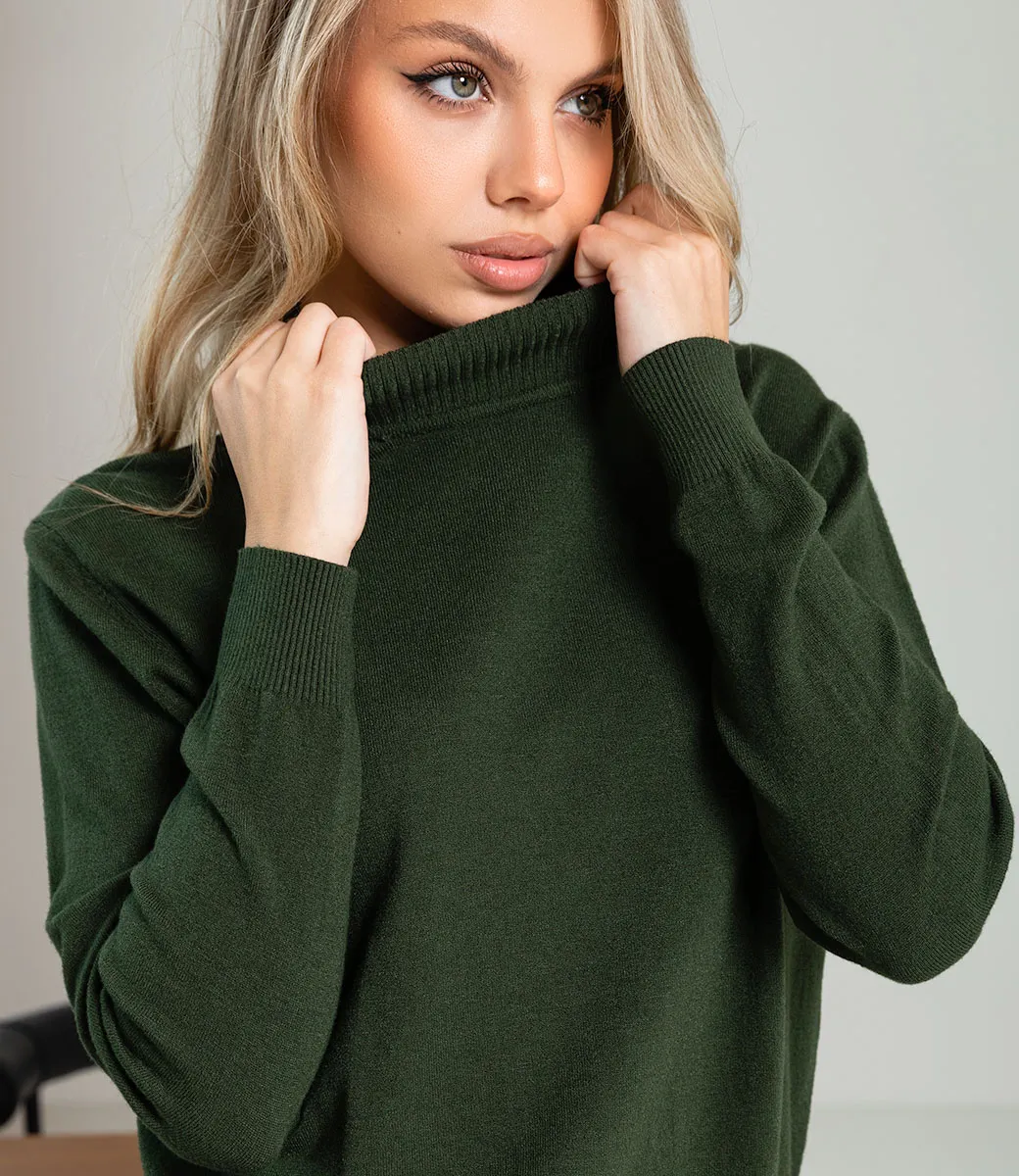 Водолазка #ОКТ05, хаки - фото 5