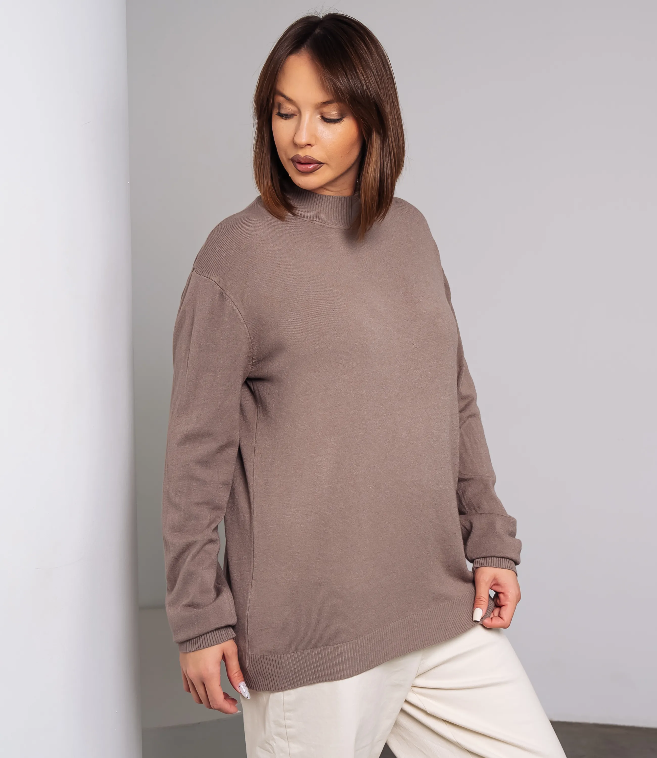 Водолазка #ОКТ07, мокко - фото 2