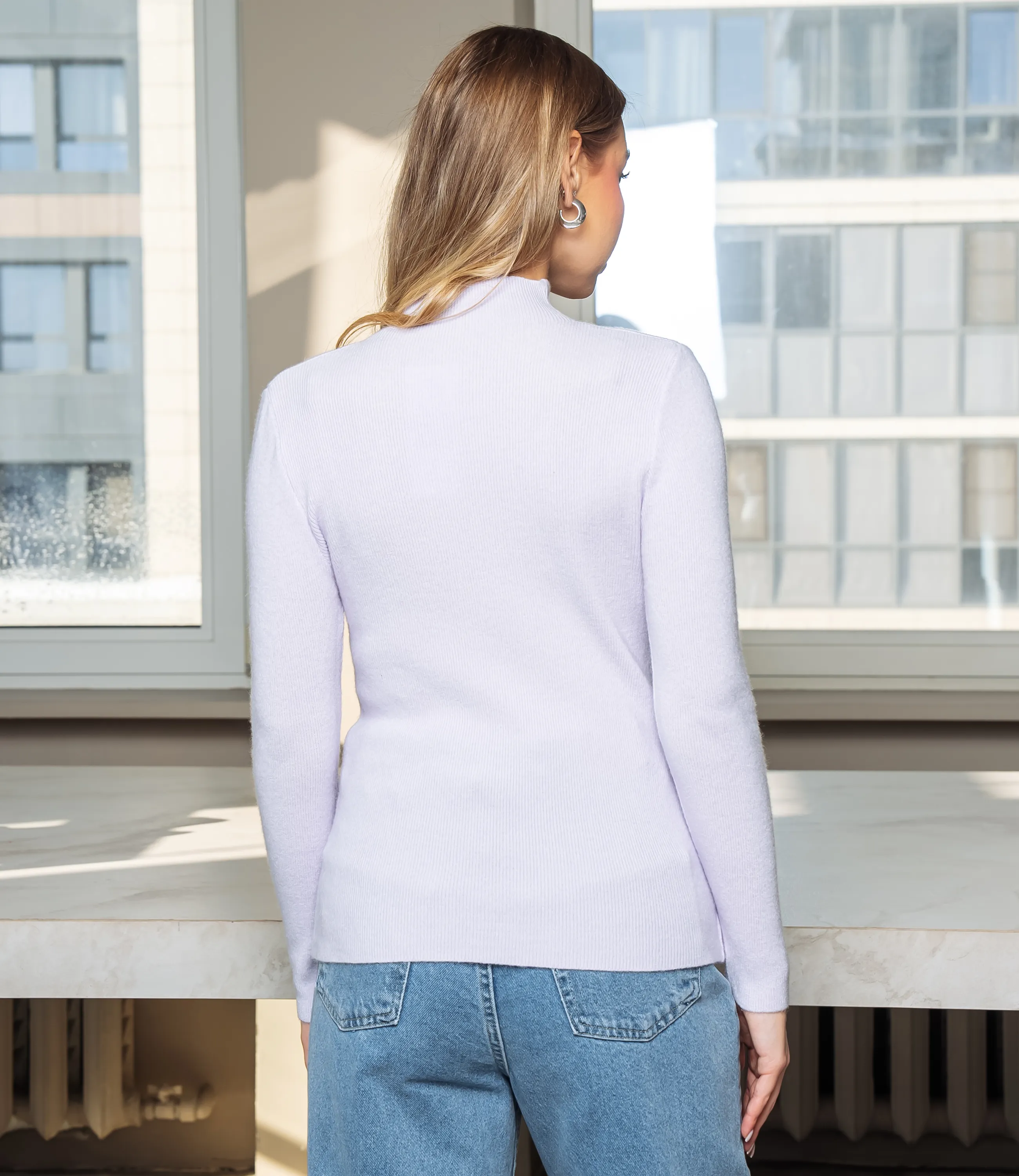 Водолазка #КТ801 (16), сиреневый - фото 3